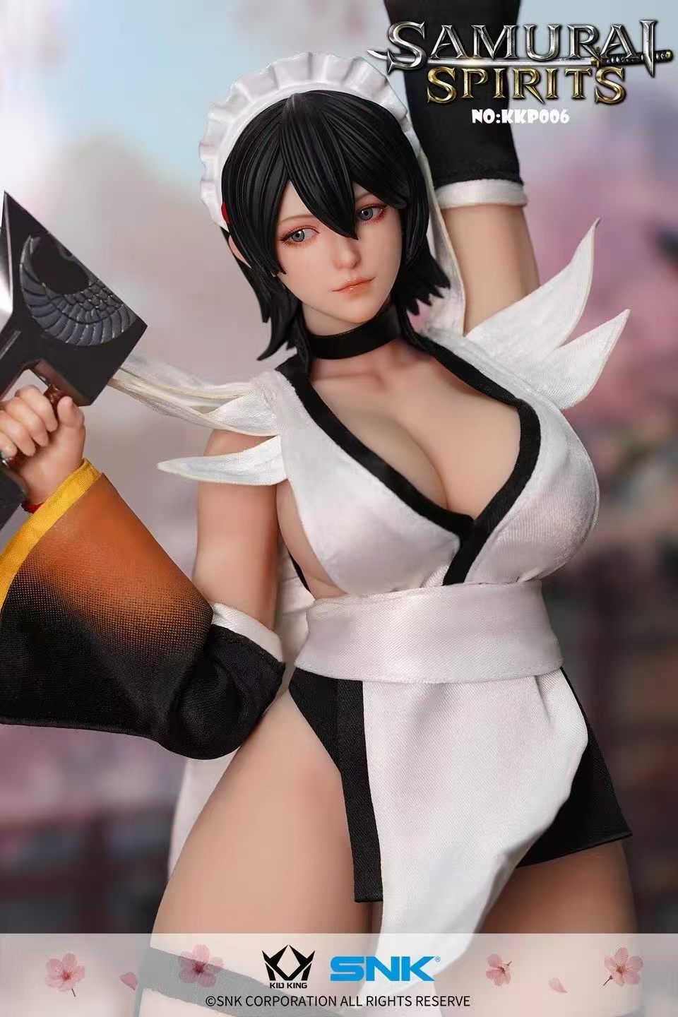 【售罄展示追加請私訊客服@toystationtw】KID KING 可動人偶KKP006 侍魂 曉 伊呂波 X SNK 正版授權9