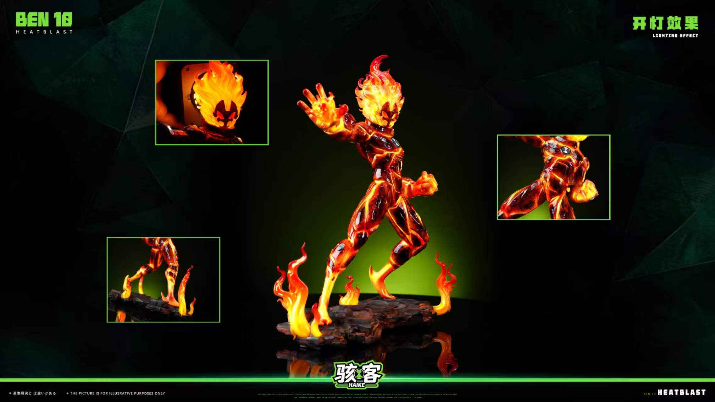 【預購】Ben 10 火焰人Heatblast&鑽石戰神Diamondhead X 駭客工作室16
