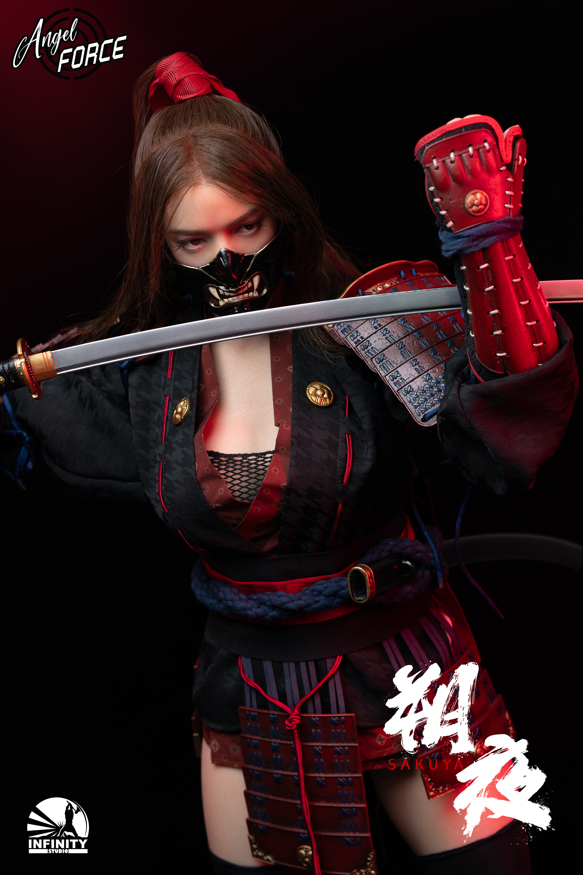 【預購】月下遊俠 Angel Force系列 1/3矽膠可動「朔夜」(黑色ver.)X 開天工作室14