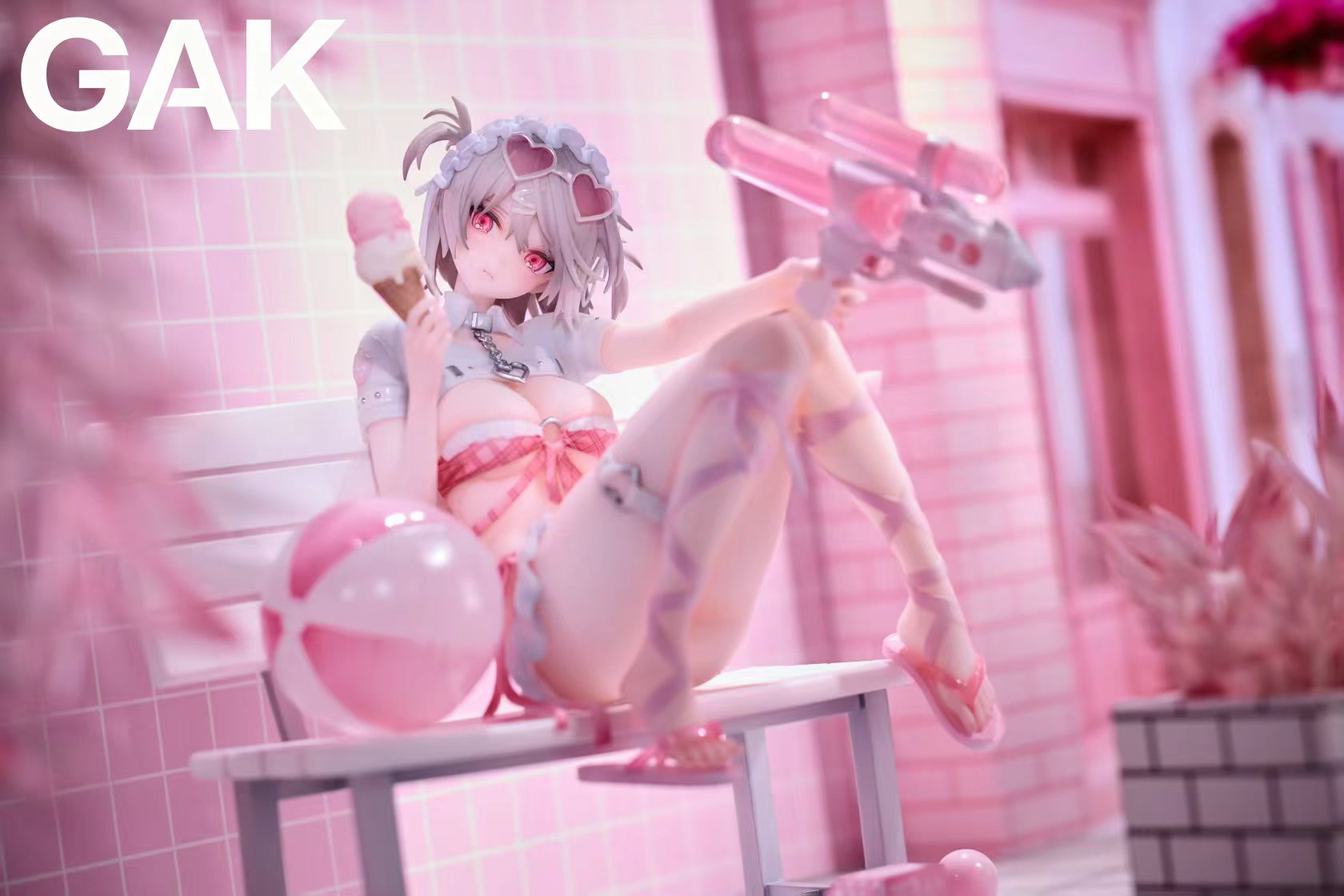 【預購】水槍少女;草莓緞帶 X GAK3