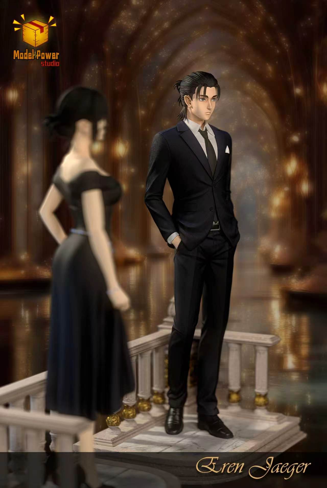 【售罄展示追加請私訊客服@toystationtw】進擊的巨人 夜宴系列:第3彈 艾倫·葉卡 X Model Power5