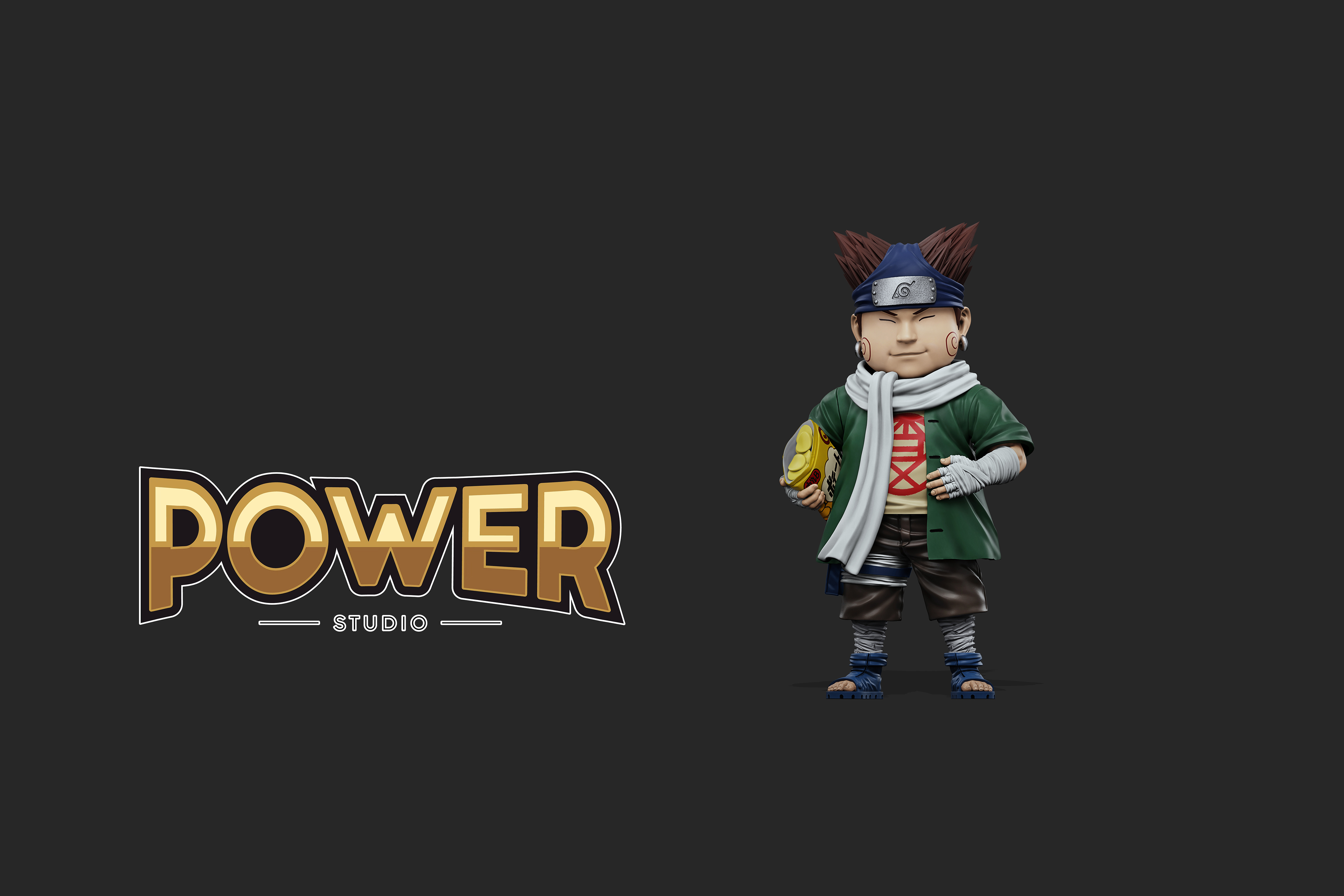 【預購】火影忍者 童年12小強系列—丁次 X Power-Studio2