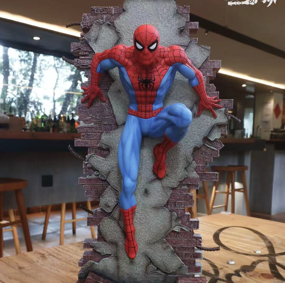 【售罄展示追加請私訊客服@toystationtw】Marvel漫威 壁掛蜘蛛人雕像 X 27獄1