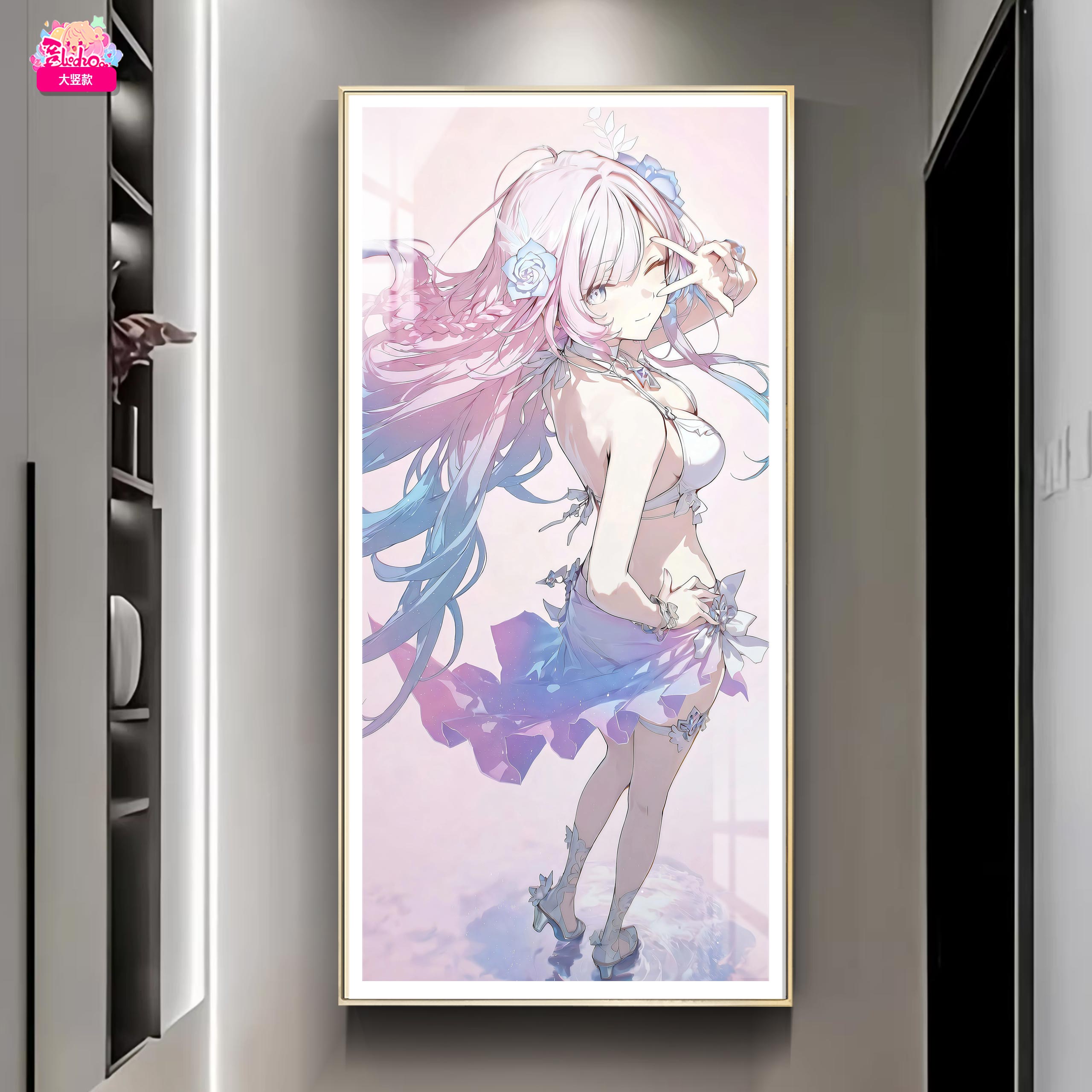 【預購】回眸 比耶愛莉希雅-大豎款 X 阿喵畫社4