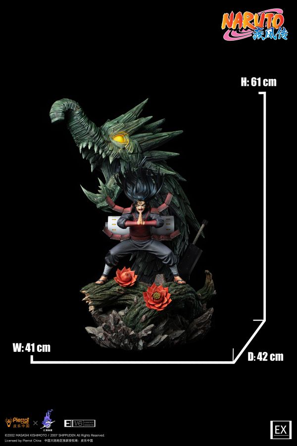 【現貨秒發】《火影忍者疾風傳》1/6雕像系列 千手柱間 X 皮樂中國+雲頂摘星 正版授權4