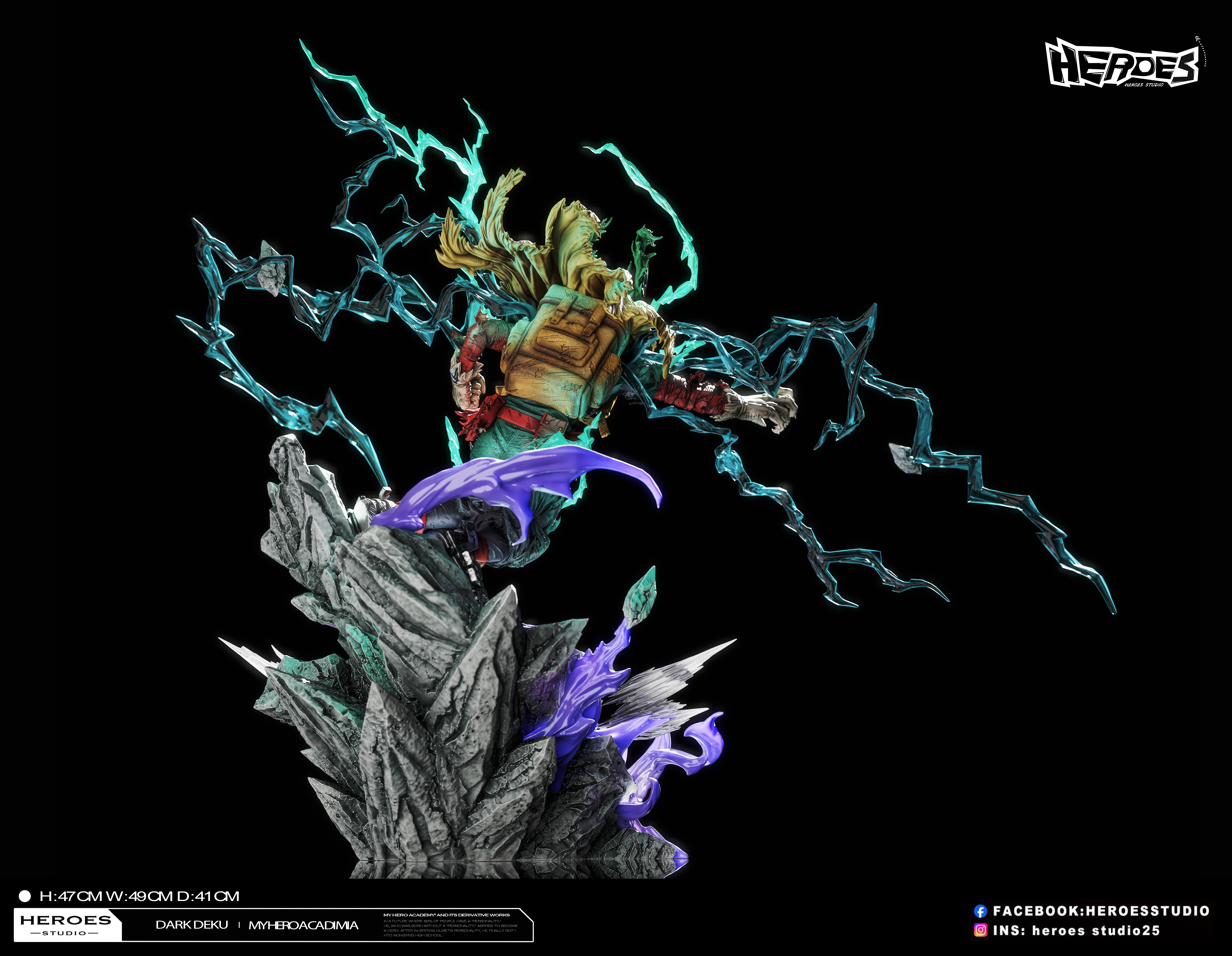 【預購】我的英雄學院 dark deku 2.0 X heroes-Studio8