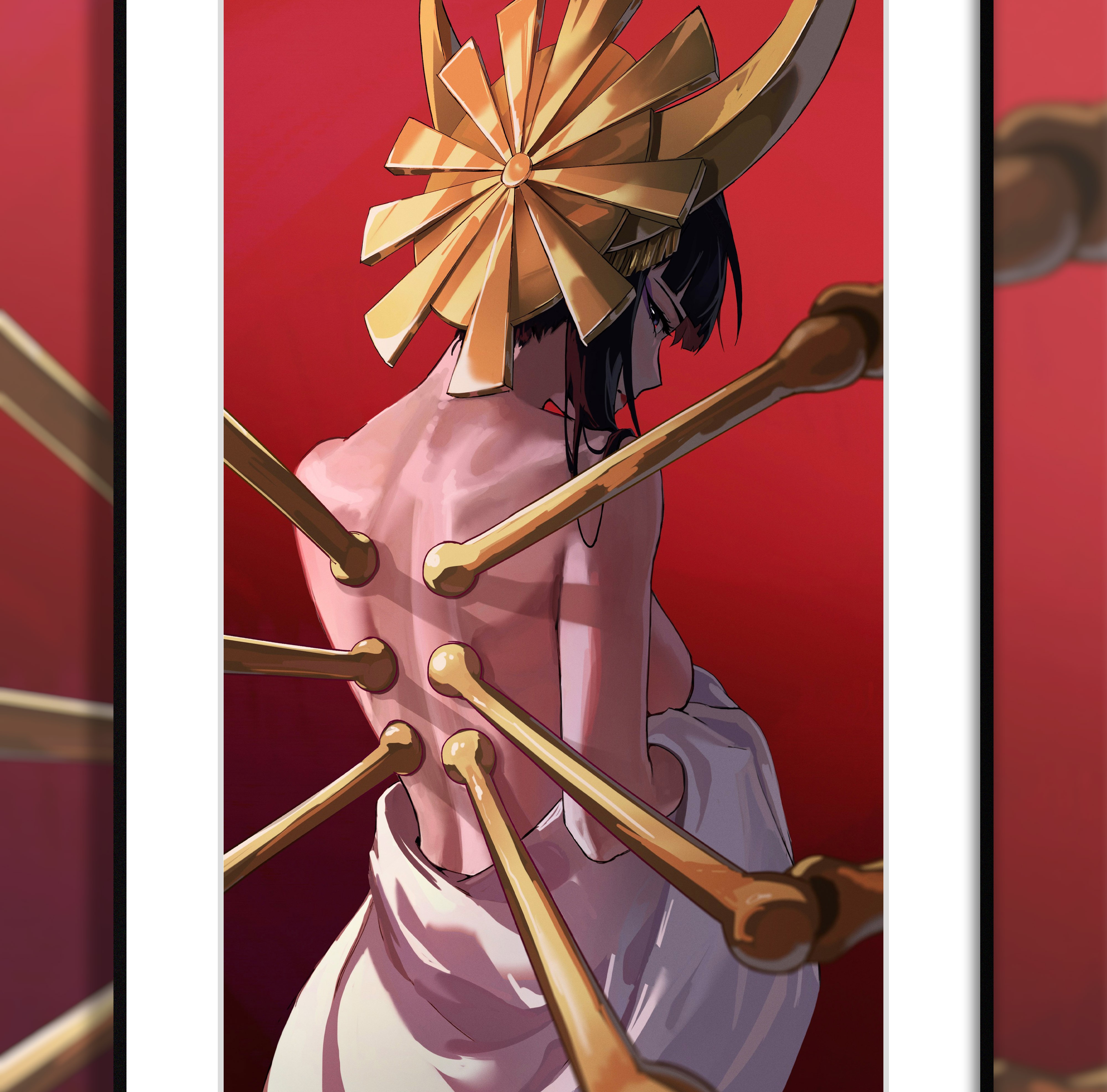 【預購】死神《背影千手丸》動漫裝飾畫 X H2工作室1