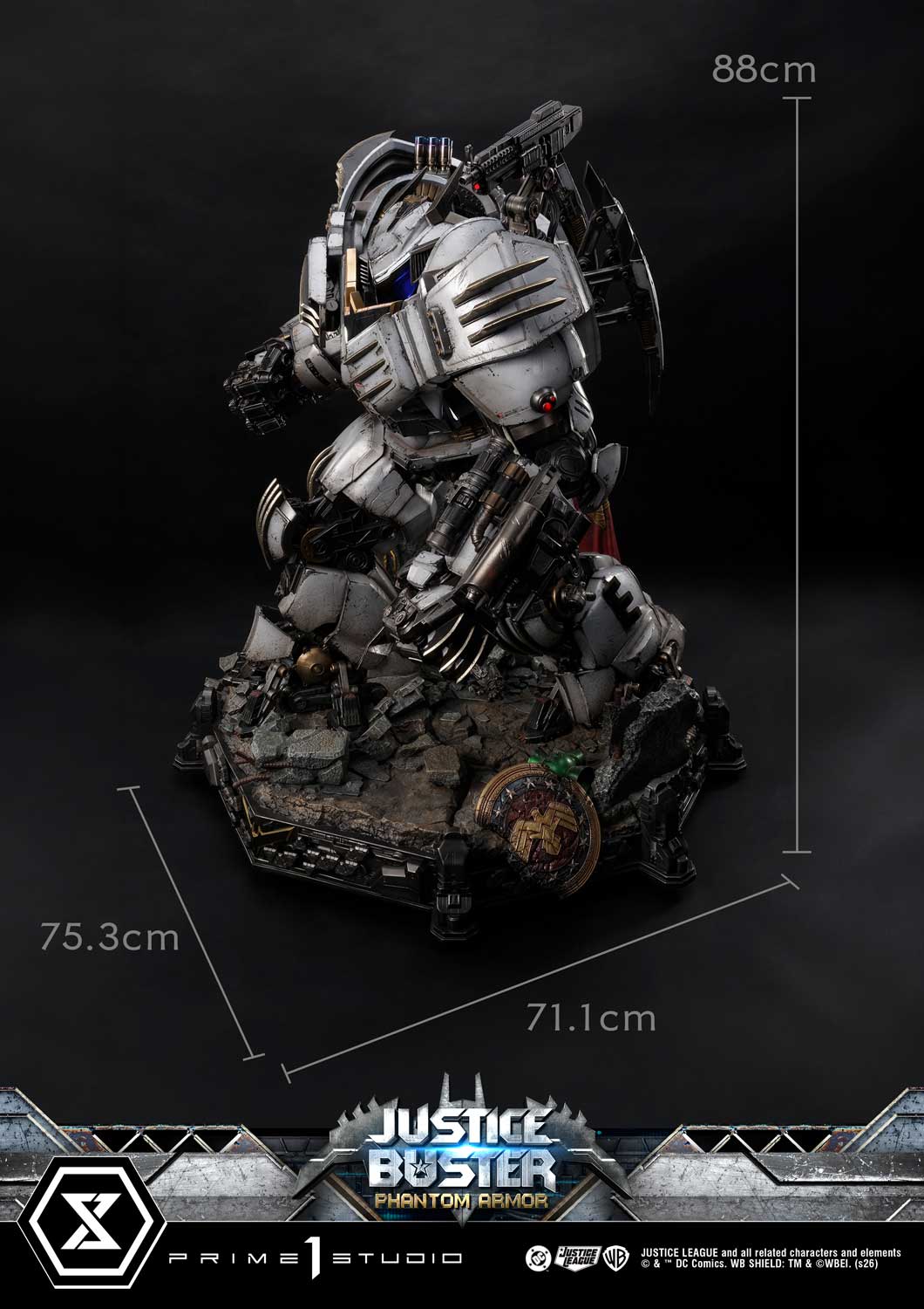 【預購】正義聯盟(漫畫)正義抑制者:幻影裝甲 特別配色版 X Prime 1 Statue8