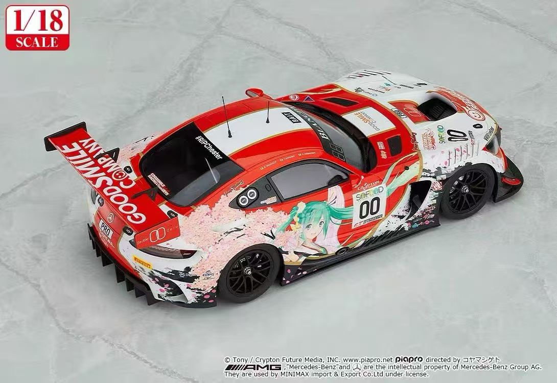 【售罄展示追加請私訊客服@toystationtw】Good Smile 初音未來 AMG 開幕戰痛車 車模 Ver. 再版 X GSC6