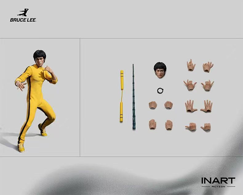 【預購】李小龍 雙版本 1/12可動人偶 X INART Action11