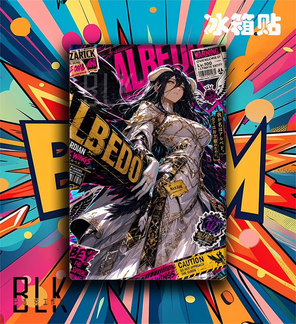 【預購】Overlord《潮流雅兒貝德》裝飾畫&冰箱貼 X 巴洛克工作室3
