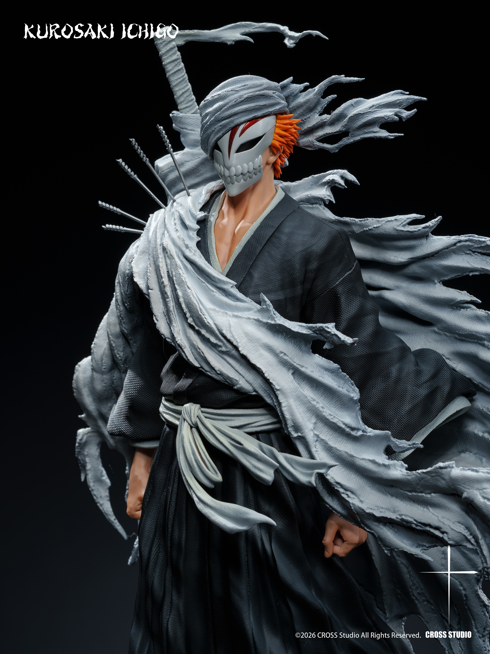 【售罄展示追加請私訊客服@toystationtw】死神 初見端倪的虛化-面具黑崎一護 X Cross十字7