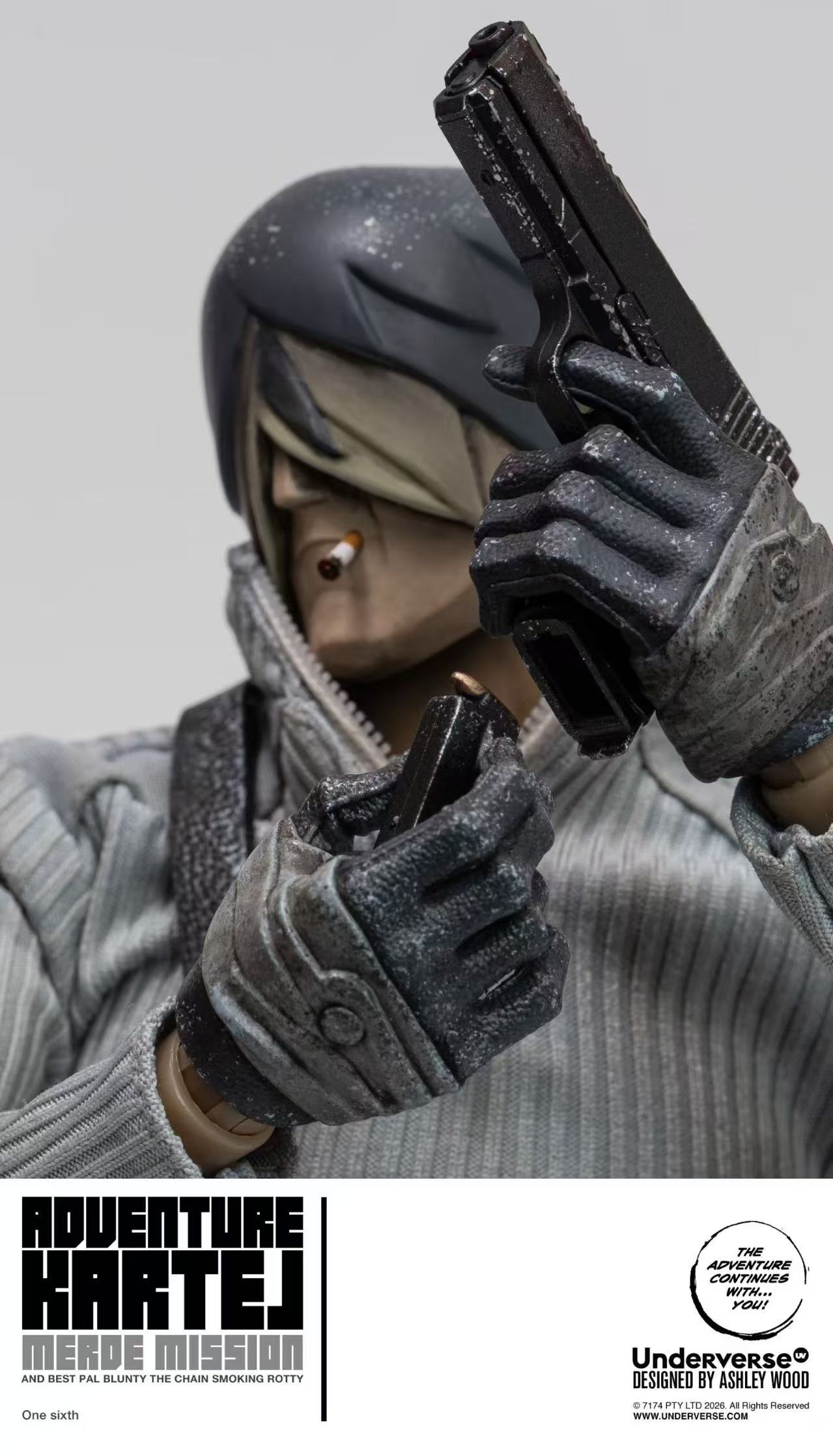【售罄展示追加請私訊客服@toystationtw】Adventure Kartel 1/6系列 Cold Bugger Adventure Merde 標準單人版 X Underverse7