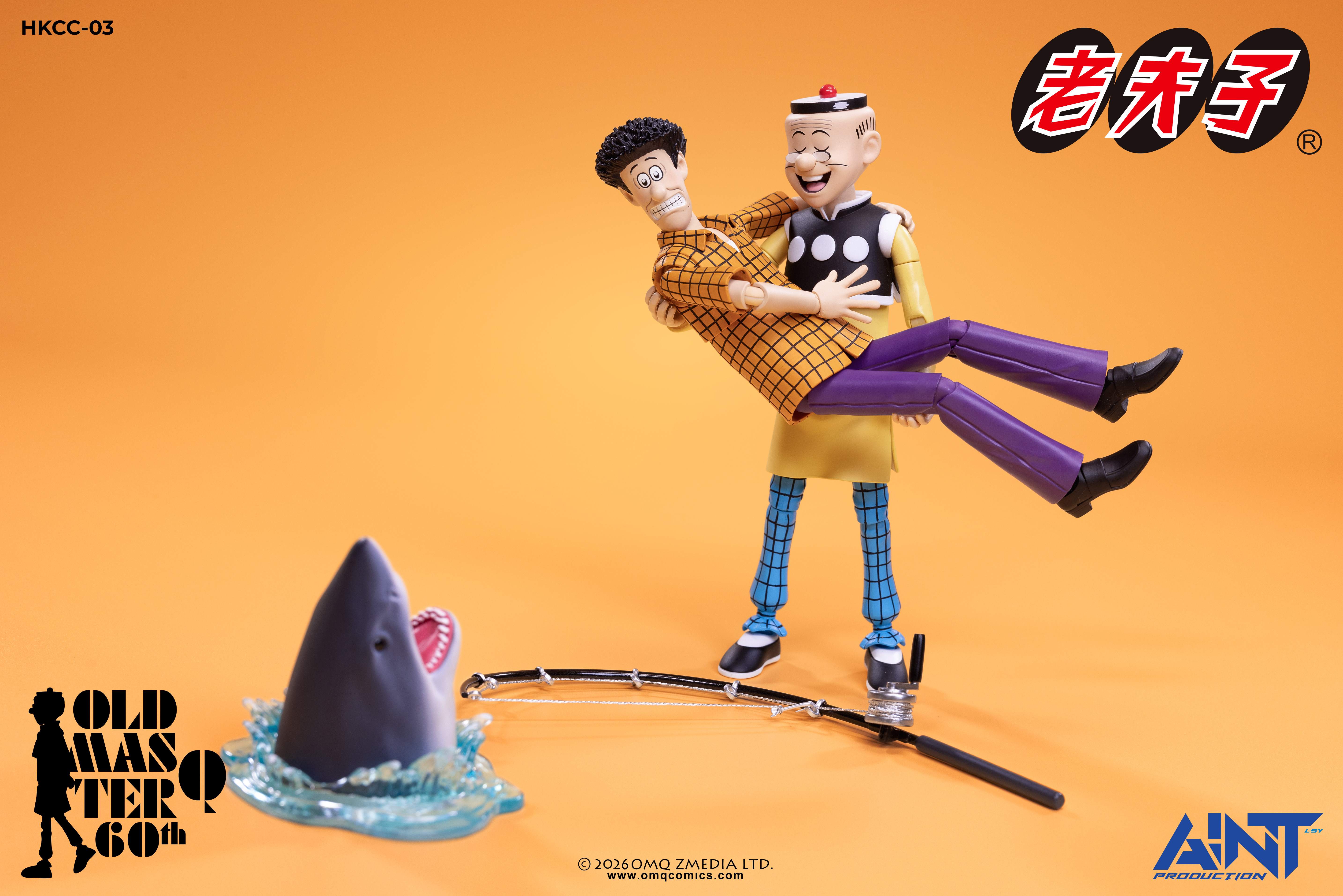 【售罄展示追加請私訊客服@toystationtw】老夫子60週年 HKCC-03 1/12秦先生及陳小姐套裝 X AINT Production19