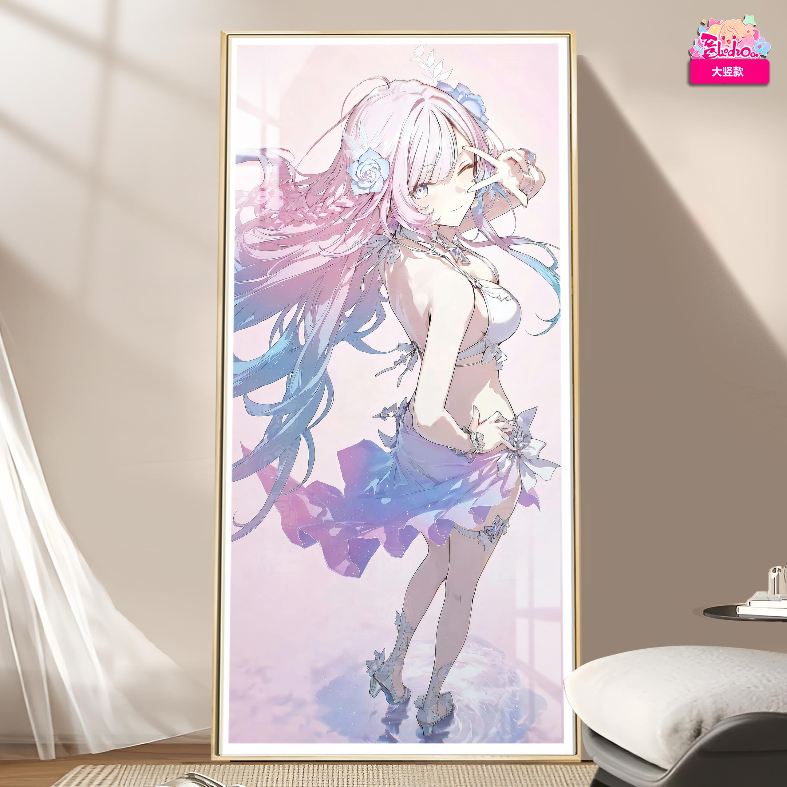【預購】回眸 比耶愛莉希雅-大豎款 X 阿喵畫社2