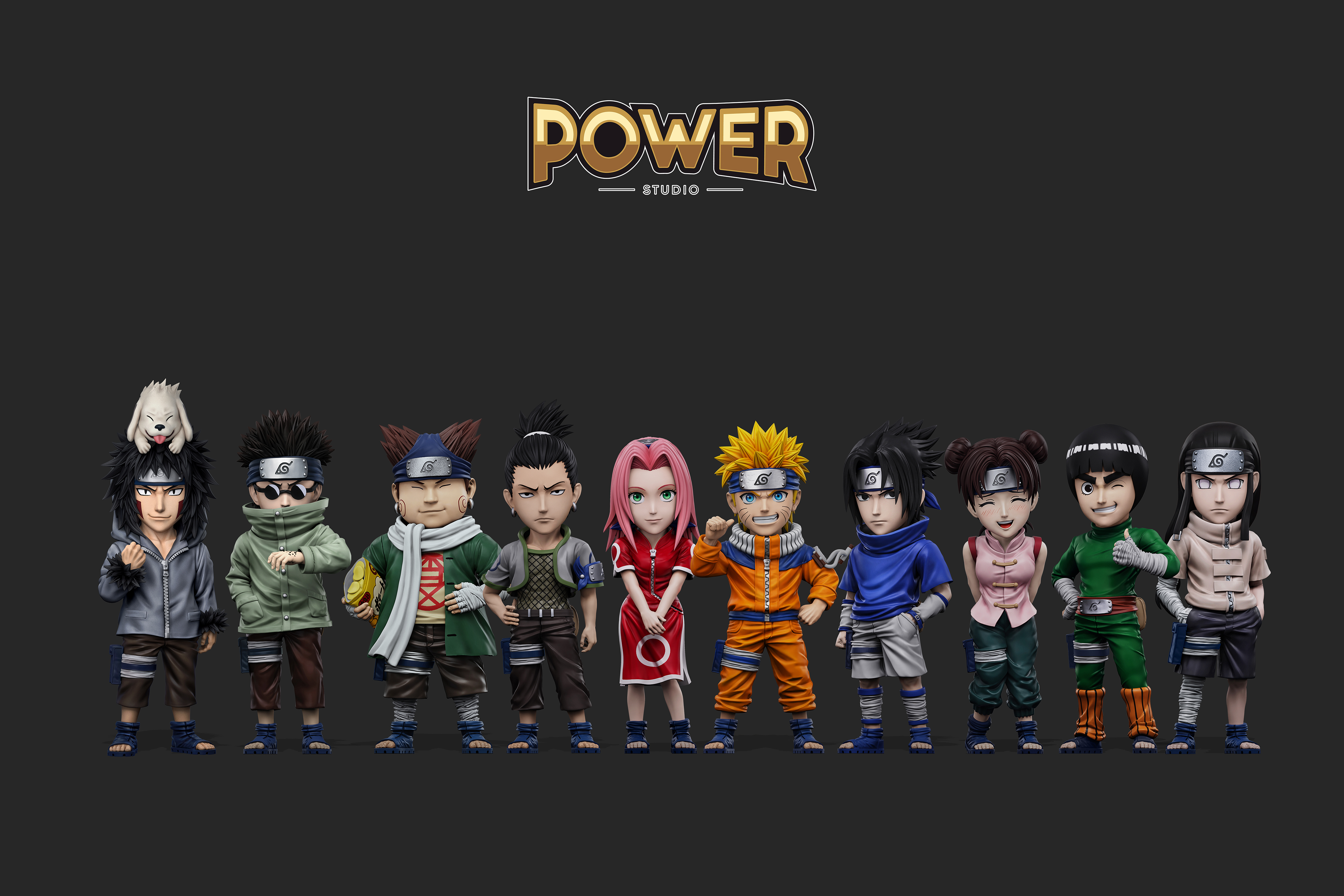 【預購】火影忍者 童年系列12小強—天天 X Power-Studio3