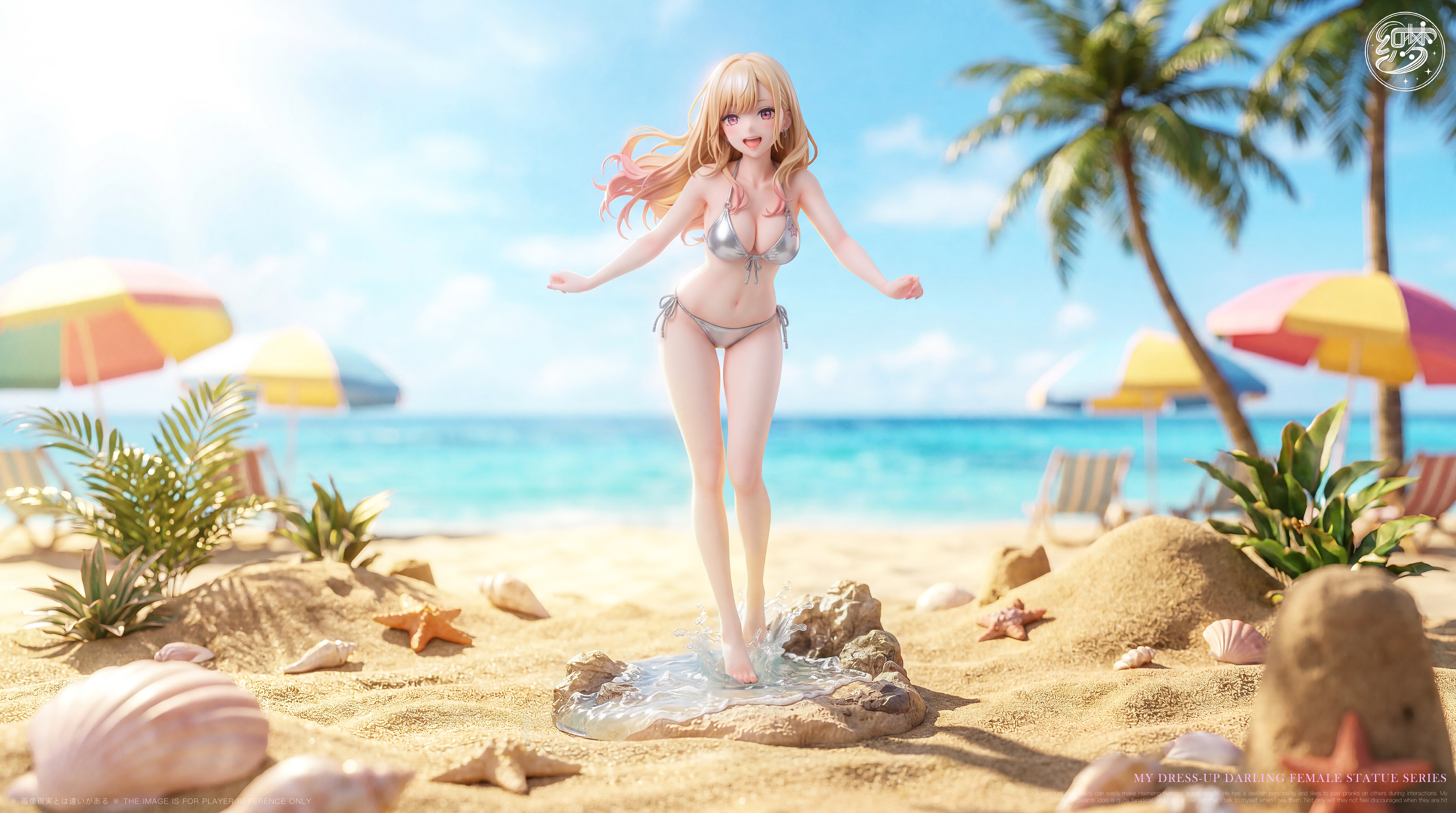 【售罄展示追加請私訊客服@toystationtw】戀上換裝娃娃 喜多川泳裝1.0 X 織夢工作室2
