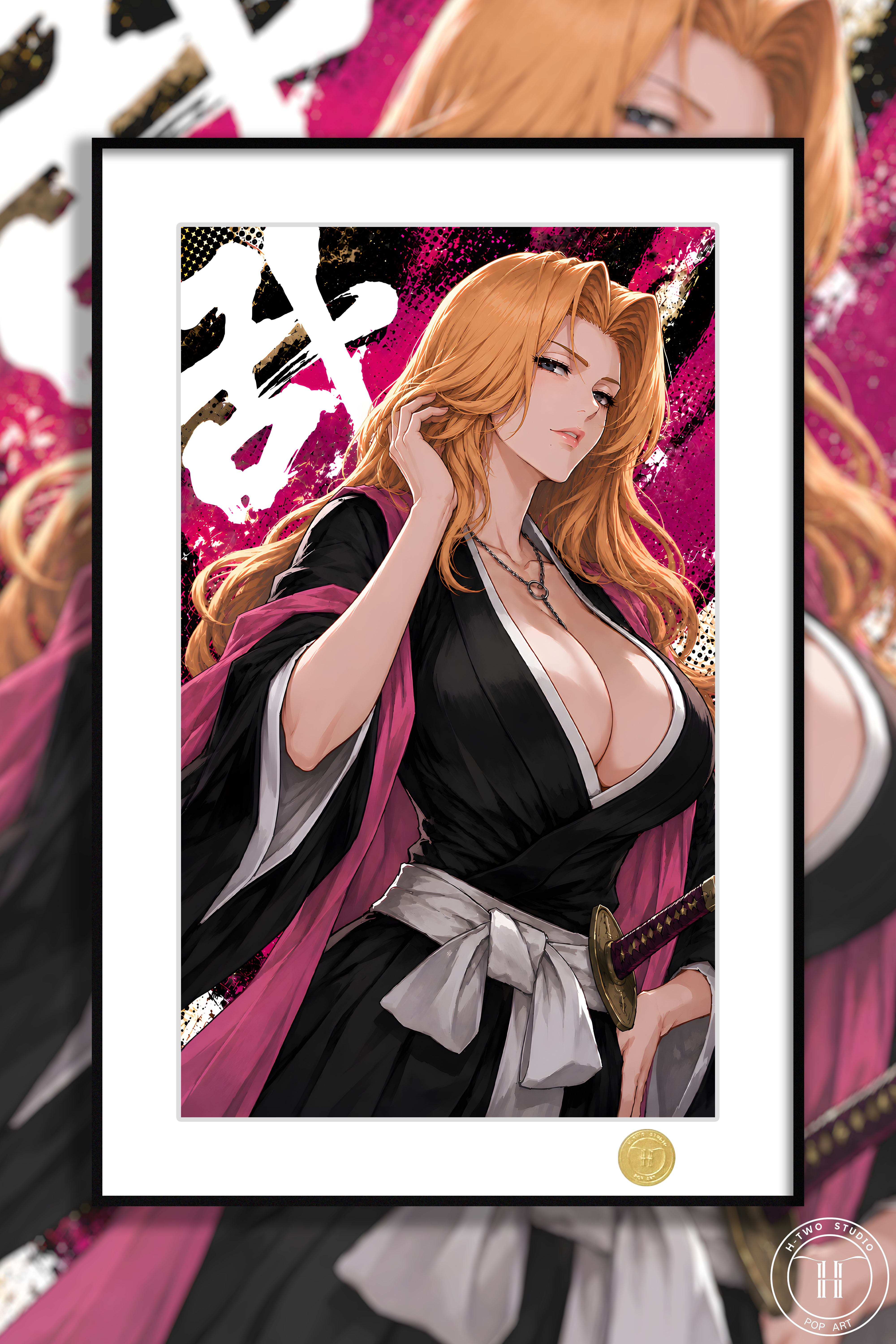 【預購】死神《松本亂菊》動漫裝飾畫 X H2工作室2