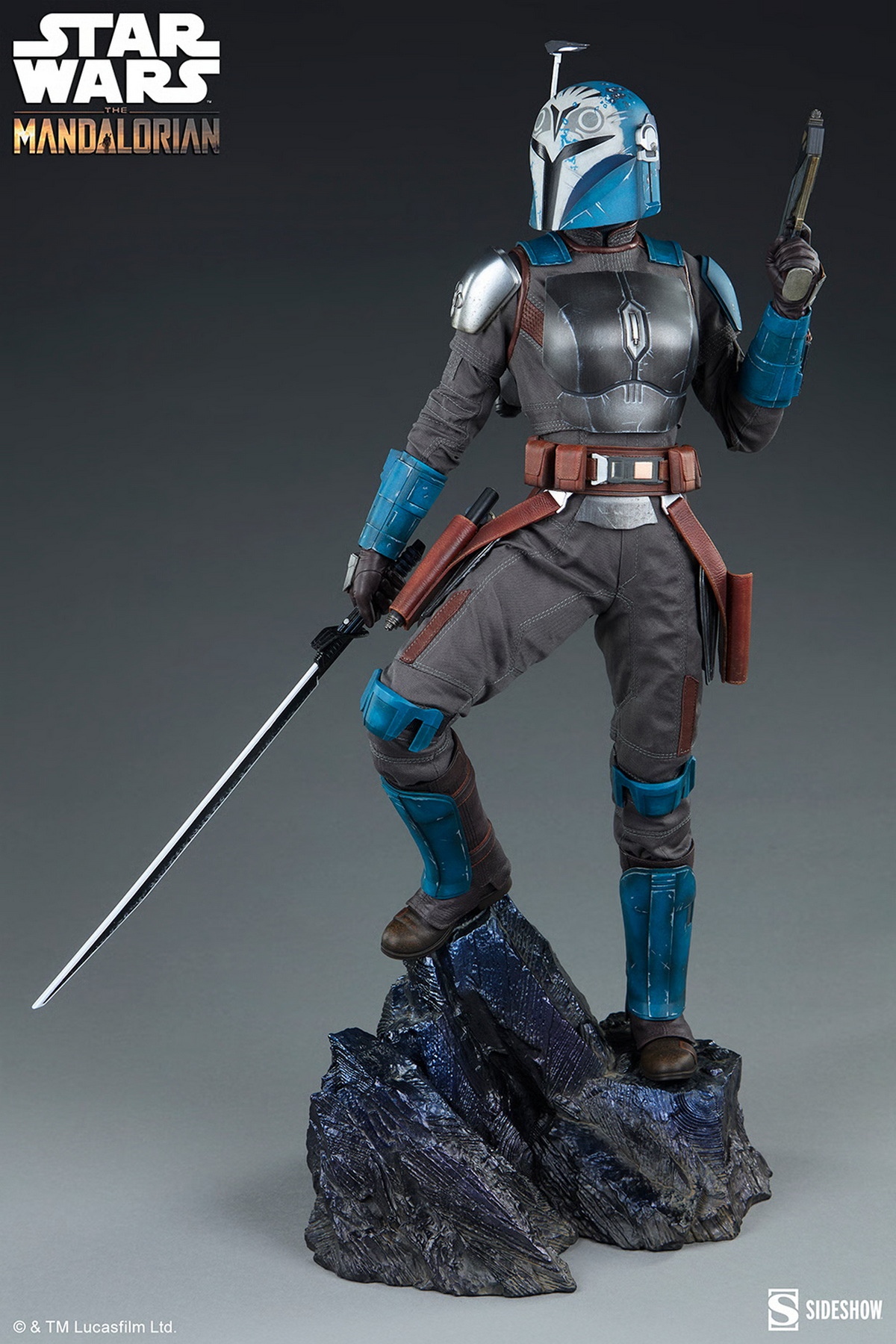 【售罄展示追加請私訊客服@toystationtw】星球大戰 曼達洛人 Bo-Katan Kryze 博 卡坦·克裏茲 300889 X Sideshow8