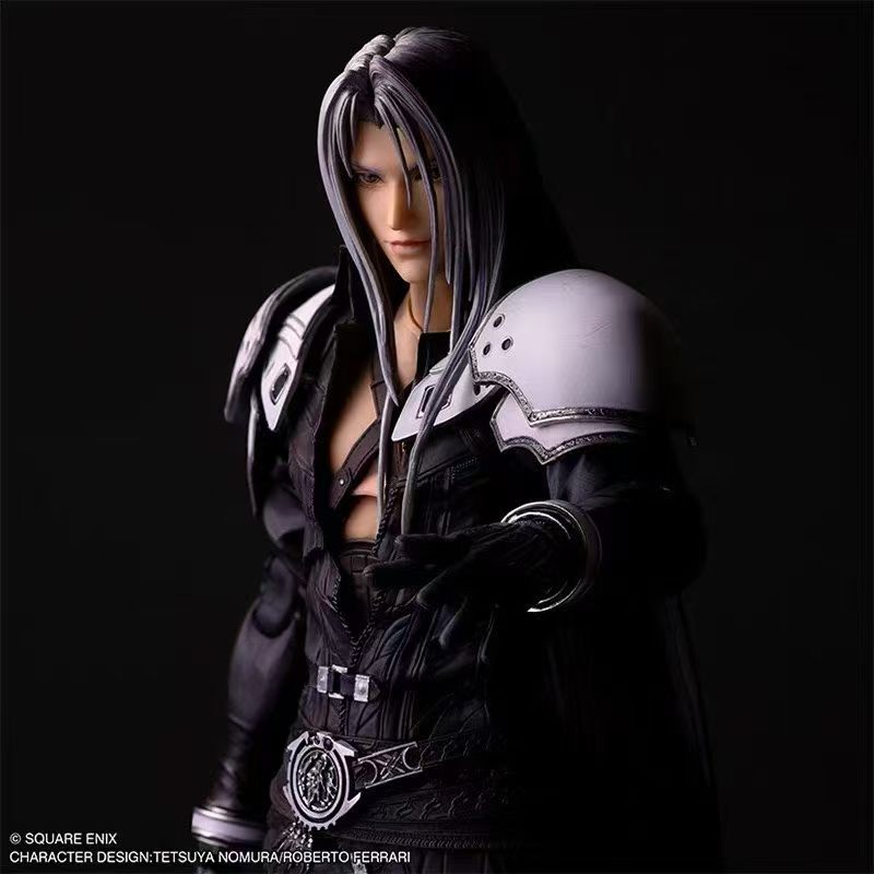 【售罄展示追加請私訊客服@toystationtw】最終幻想VII 真 可動手辦 薩菲羅斯 X SQUARE ENIX STATIC ARTS8