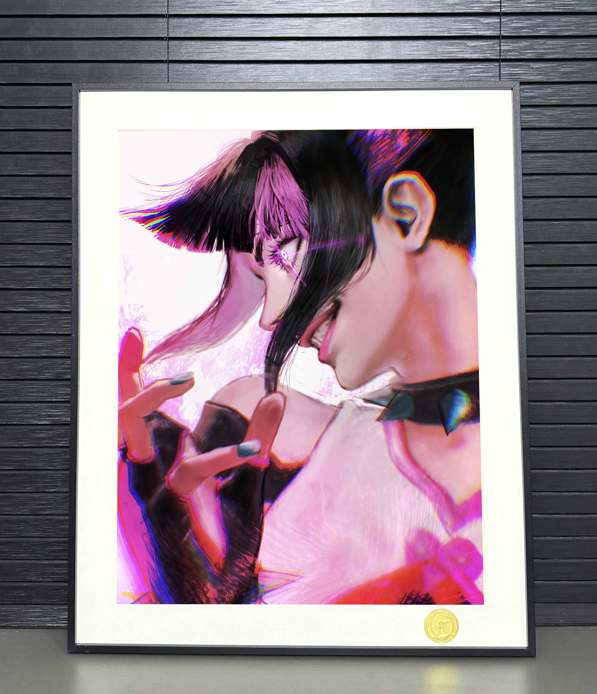 【預購】街頭霸王《韓蛛俐》動漫電競房裝飾畫 X H2工作室3