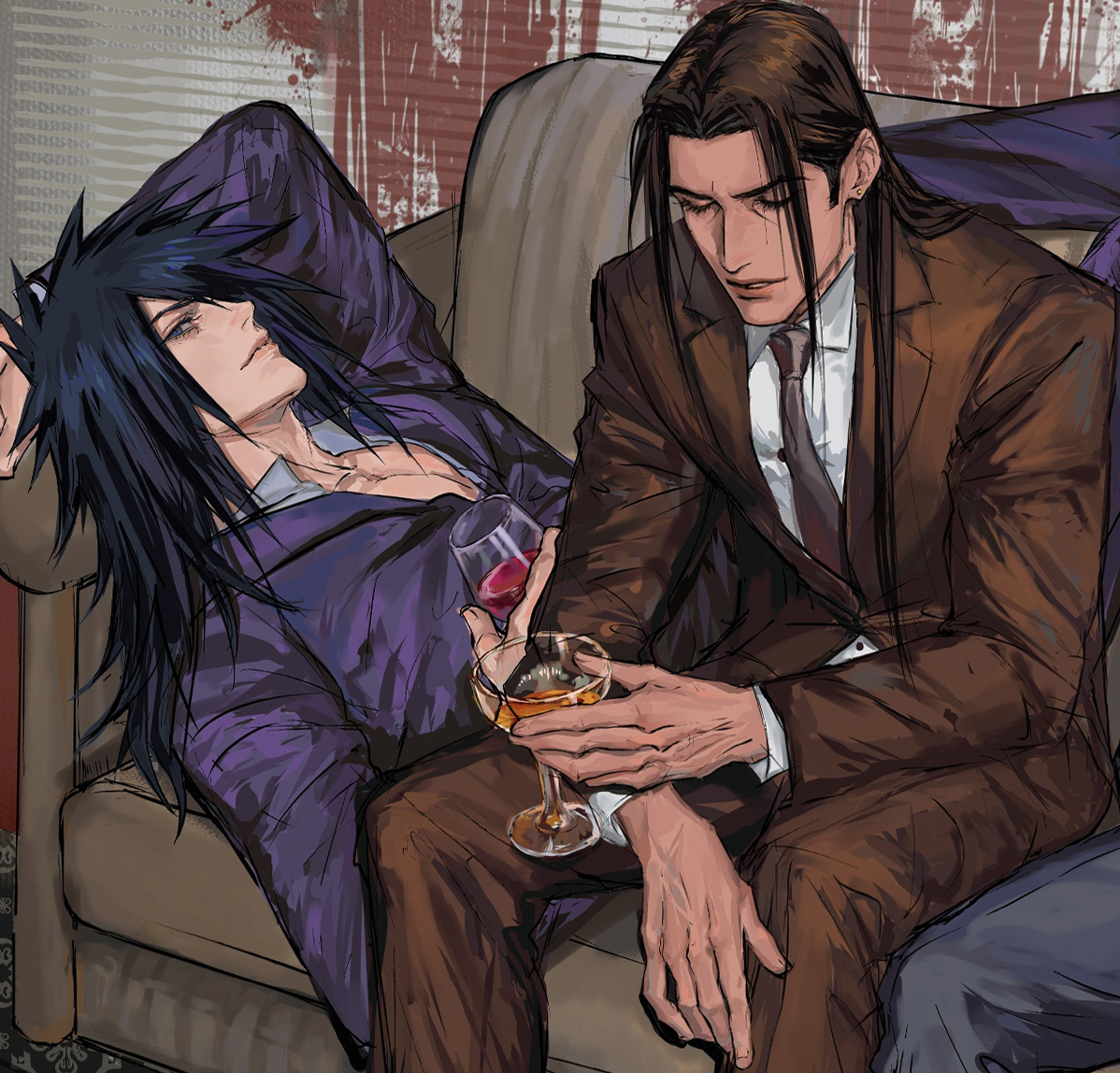 【預購】火影忍者《西裝三忍》動漫裝飾畫 X H2工作室4