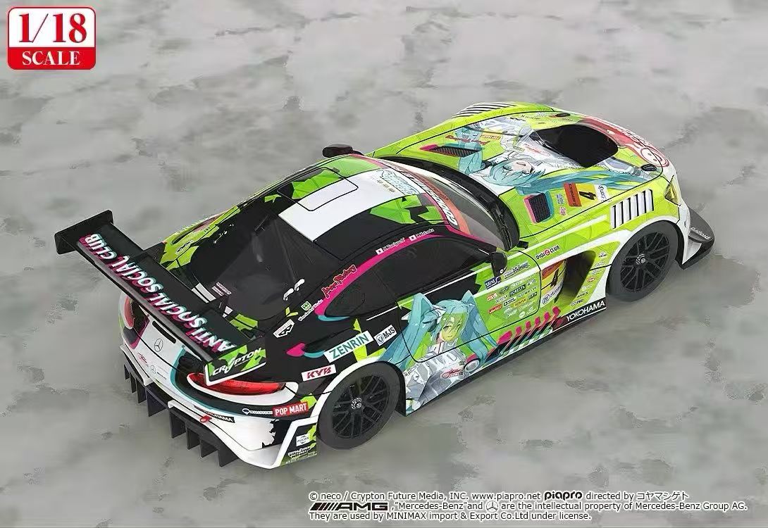 【售罄展示追加請私訊客服@toystationtw】Good Smile 初音未來 AMG 開幕戰痛車 車模 Ver. 再版 X GSC6