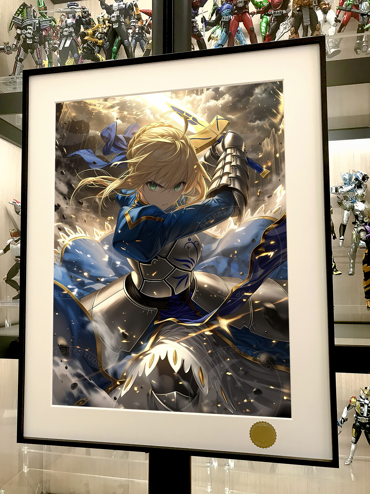 【預購】Fate《突擊saber》動漫裝飾畫 X 星空工作室2