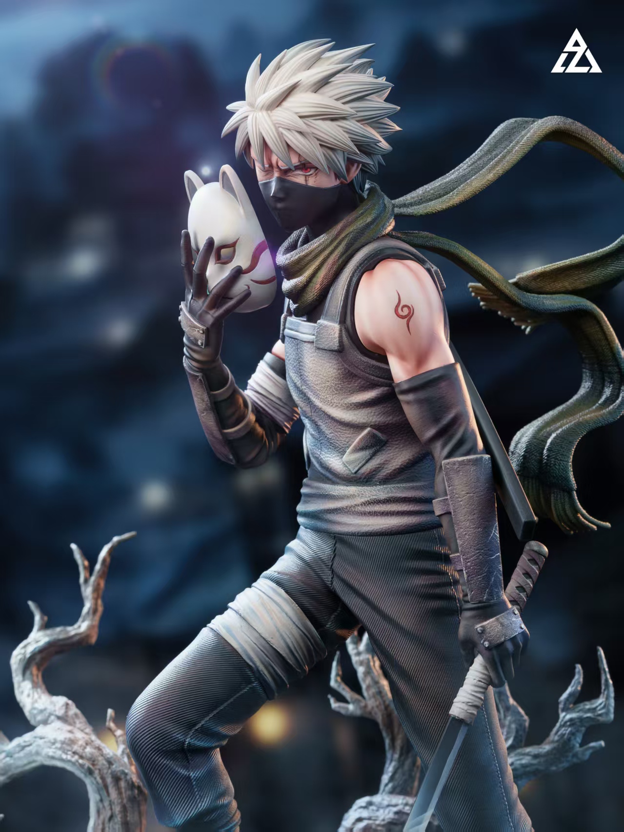 【售罄展示追加請私訊客服@toystationtw】火影忍者 雙比例 卡卡西 X AZ-Studio9