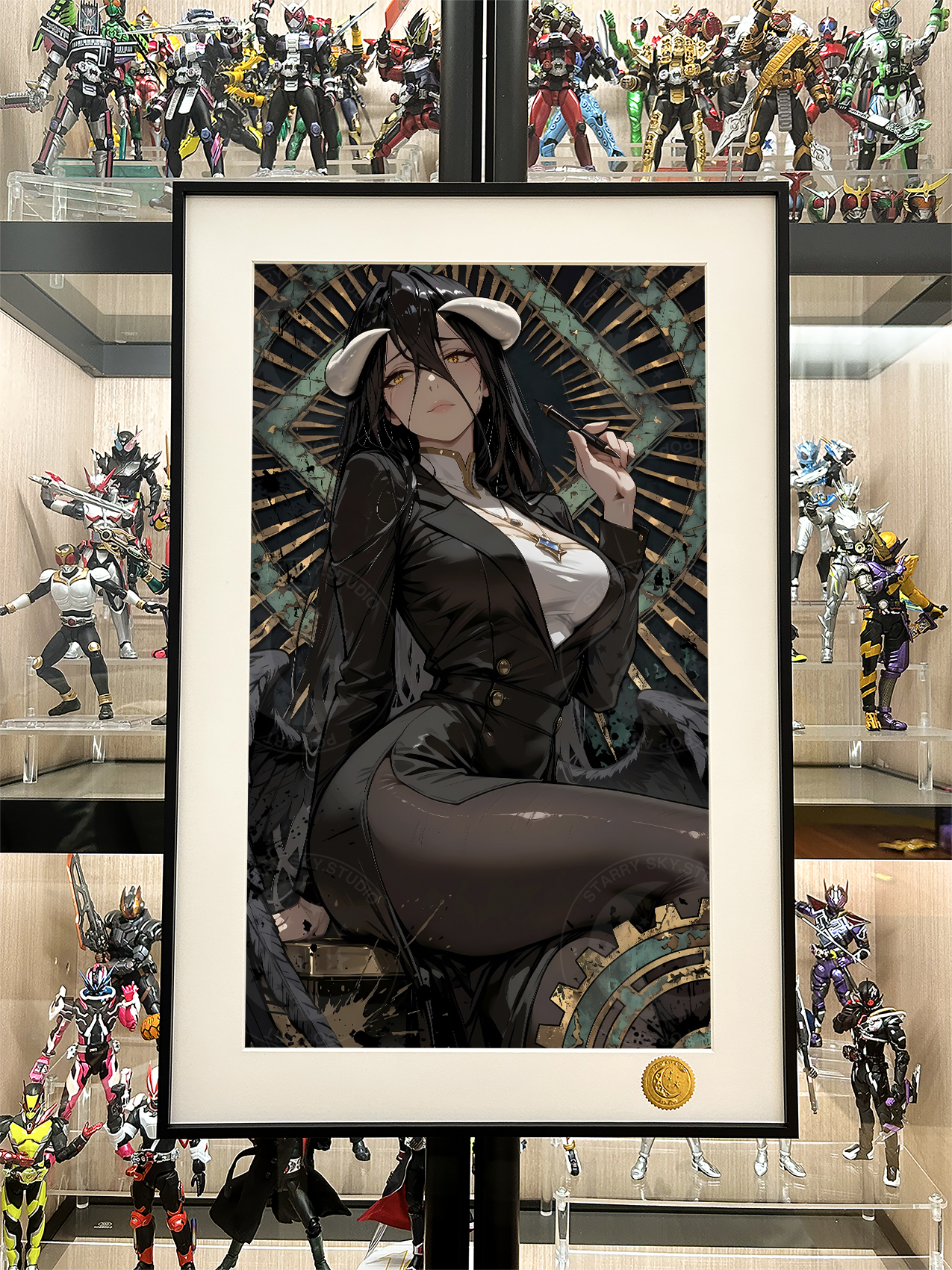 【預購】OVERLORD《秘書雅兒貝德》動漫裝飾畫 X 星空工作室2