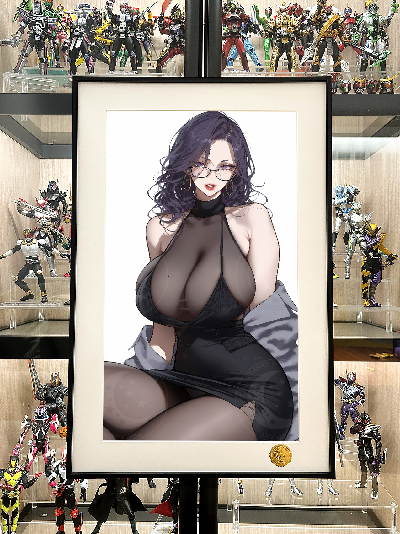 【預購】美麗新世界《辦公金美庭》動漫裝飾畫 X 星空工作室2
