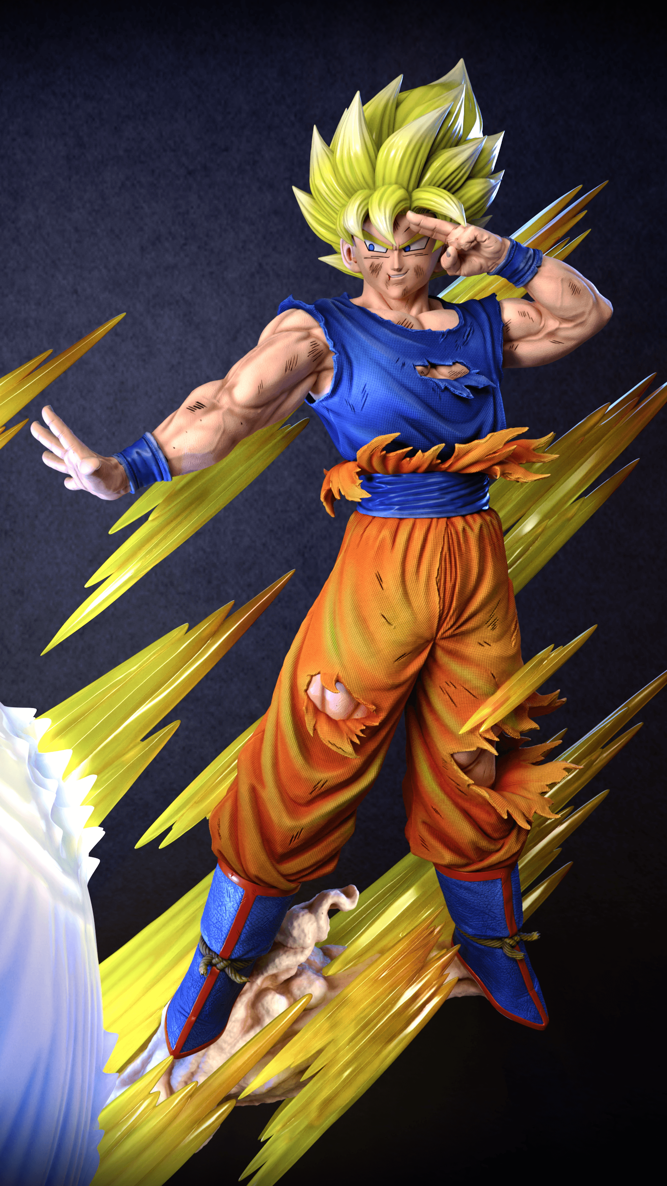 【預購】七龍珠Z 決勝元氣彈 孫悟空vs幼年布歐 X KD Collectibles16