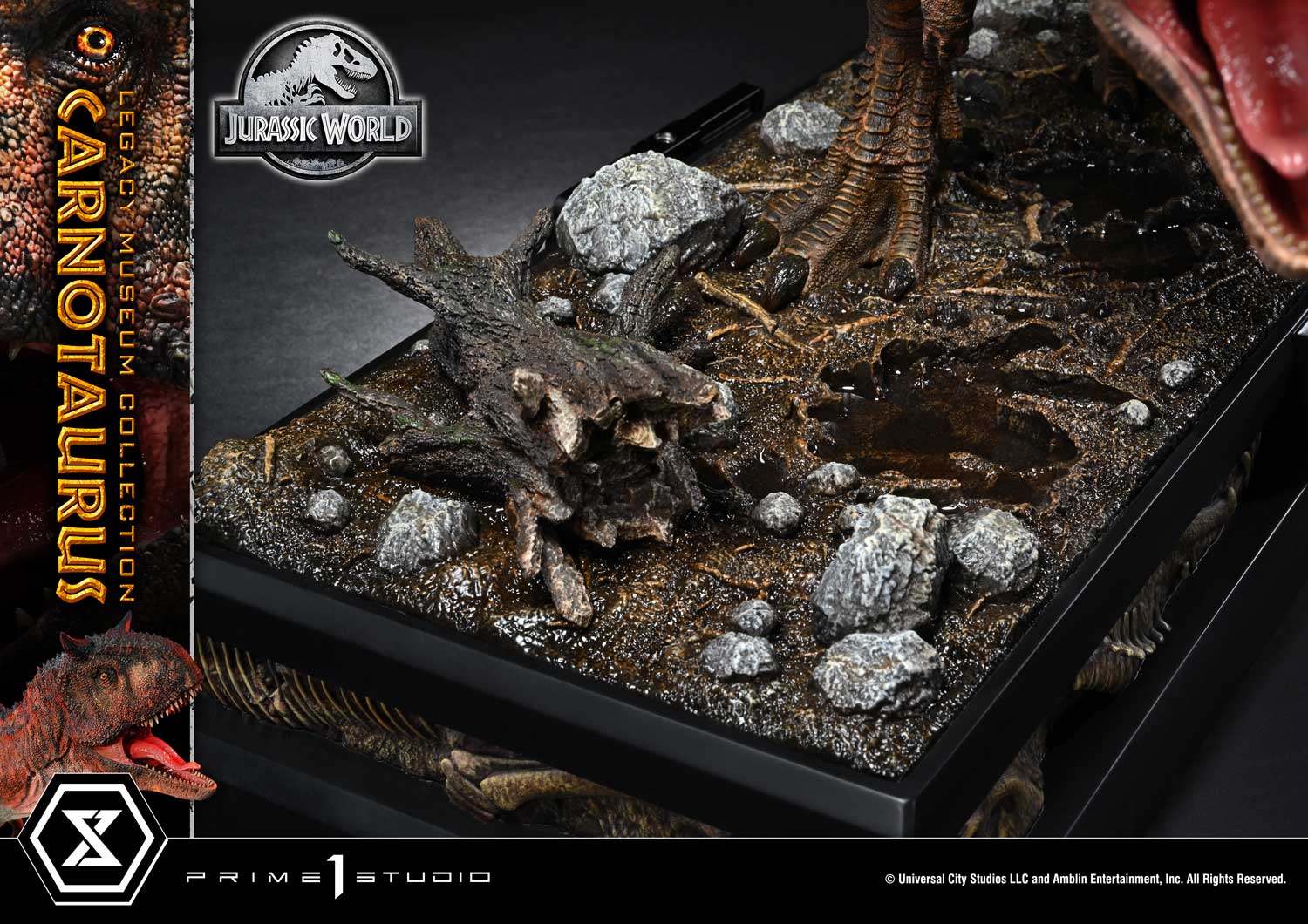 【預購】遺產博物館Collection 侏羅紀世界2 食肉牛龍 X Prime 1 Statue16