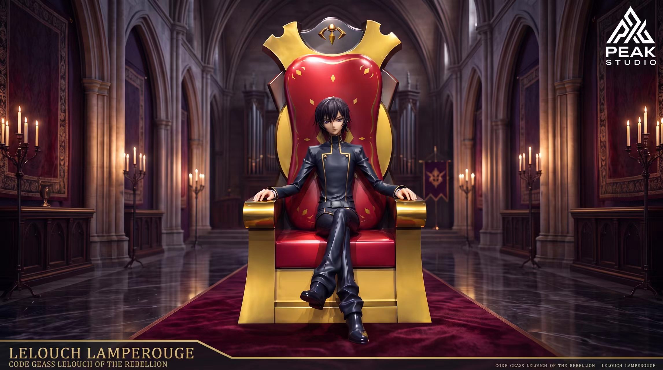 【預購】Code Geass 反叛的魯路修 王座-魯魯修Rurucious X PEAK-Studio3