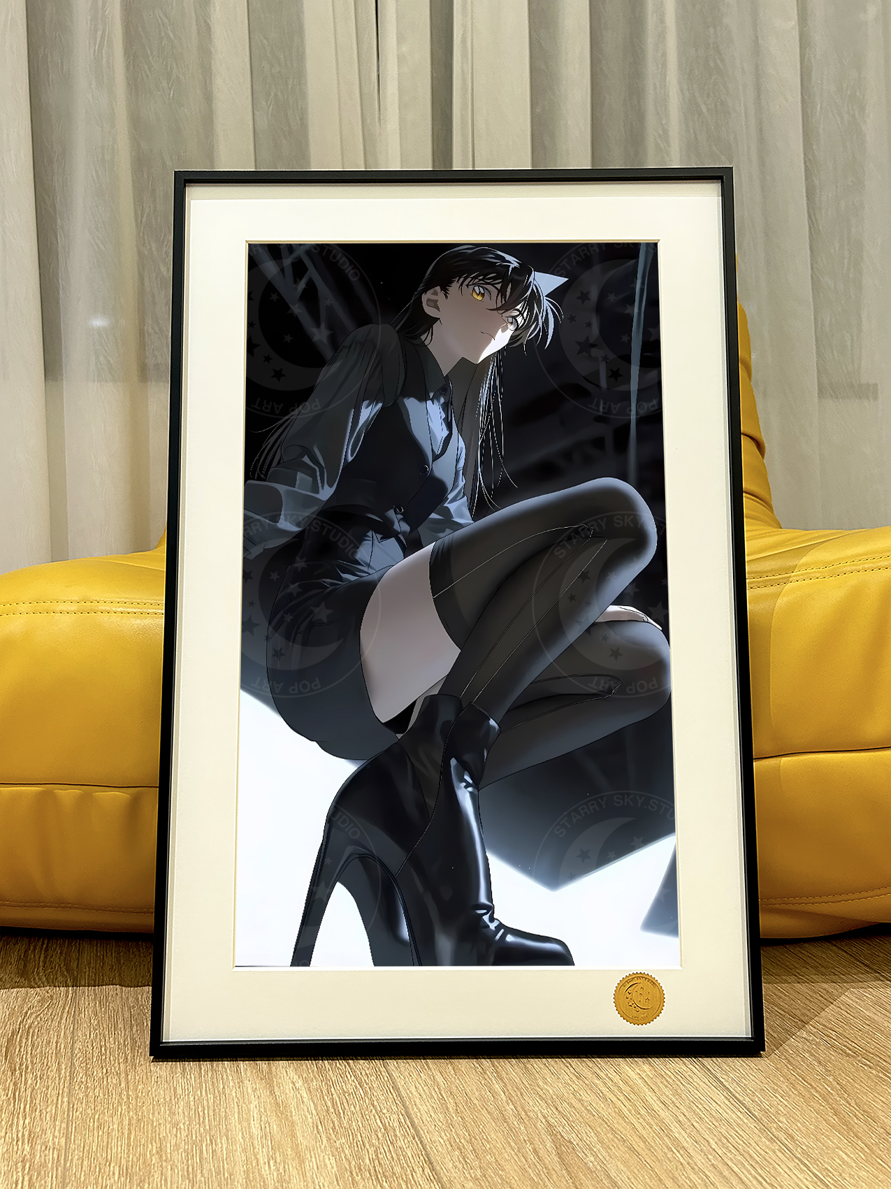 【預購】名偵探柯南《黑絲小蘭》動漫裝飾畫 X 星空工作室2