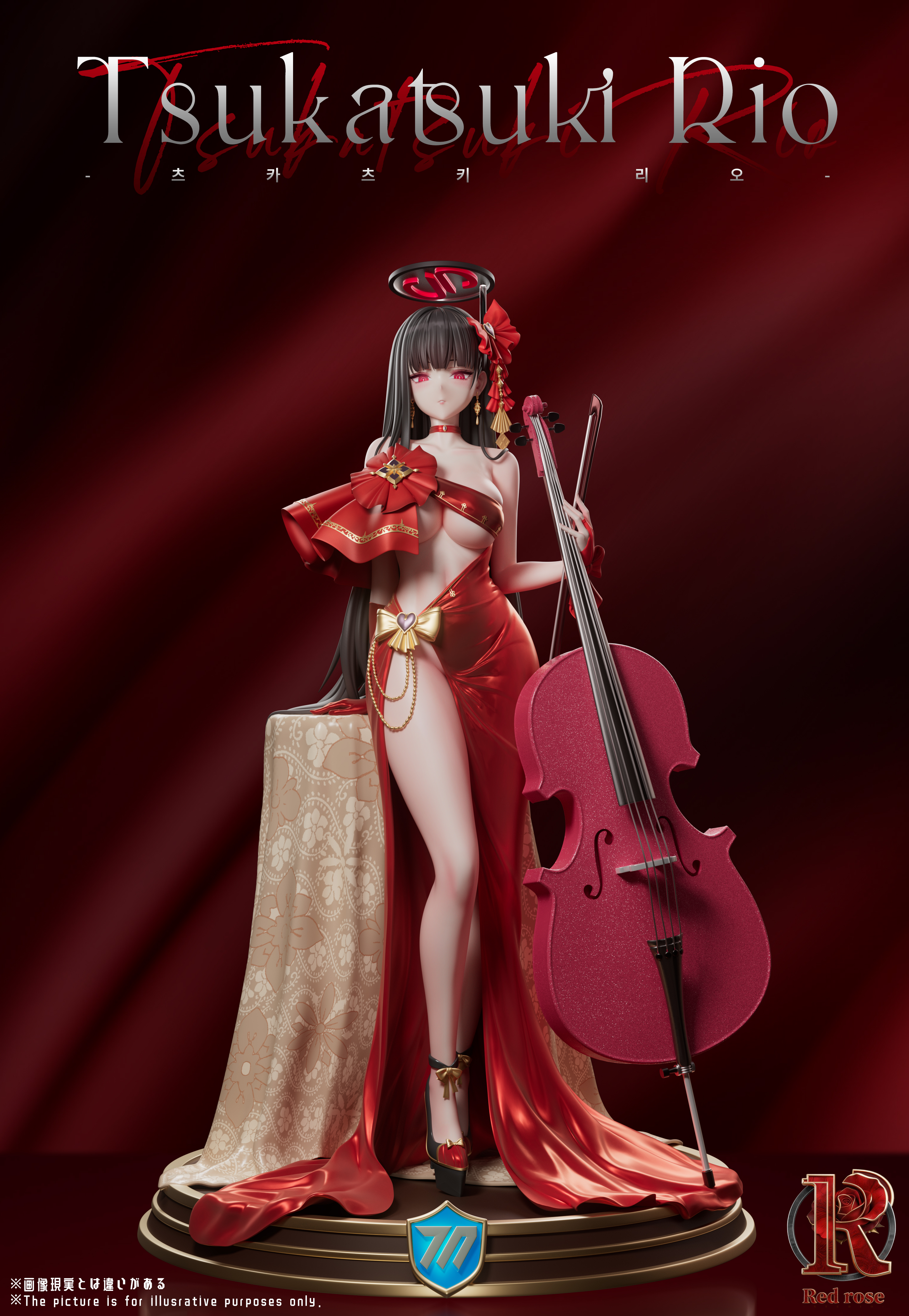 【預購】蔚藍檔案 禮服Ver. 雙配色 調月莉音 X Red Rose5
