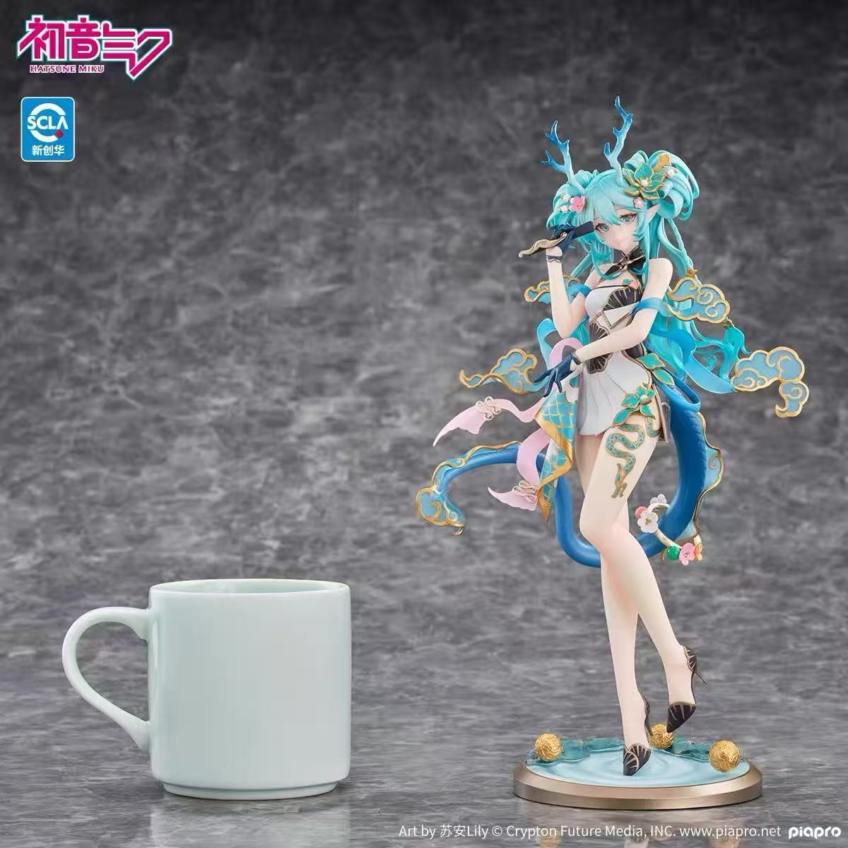 【售罄展示追加請私訊客服@toystationtw】初音未來 青龍Ver. X 海洋堂1