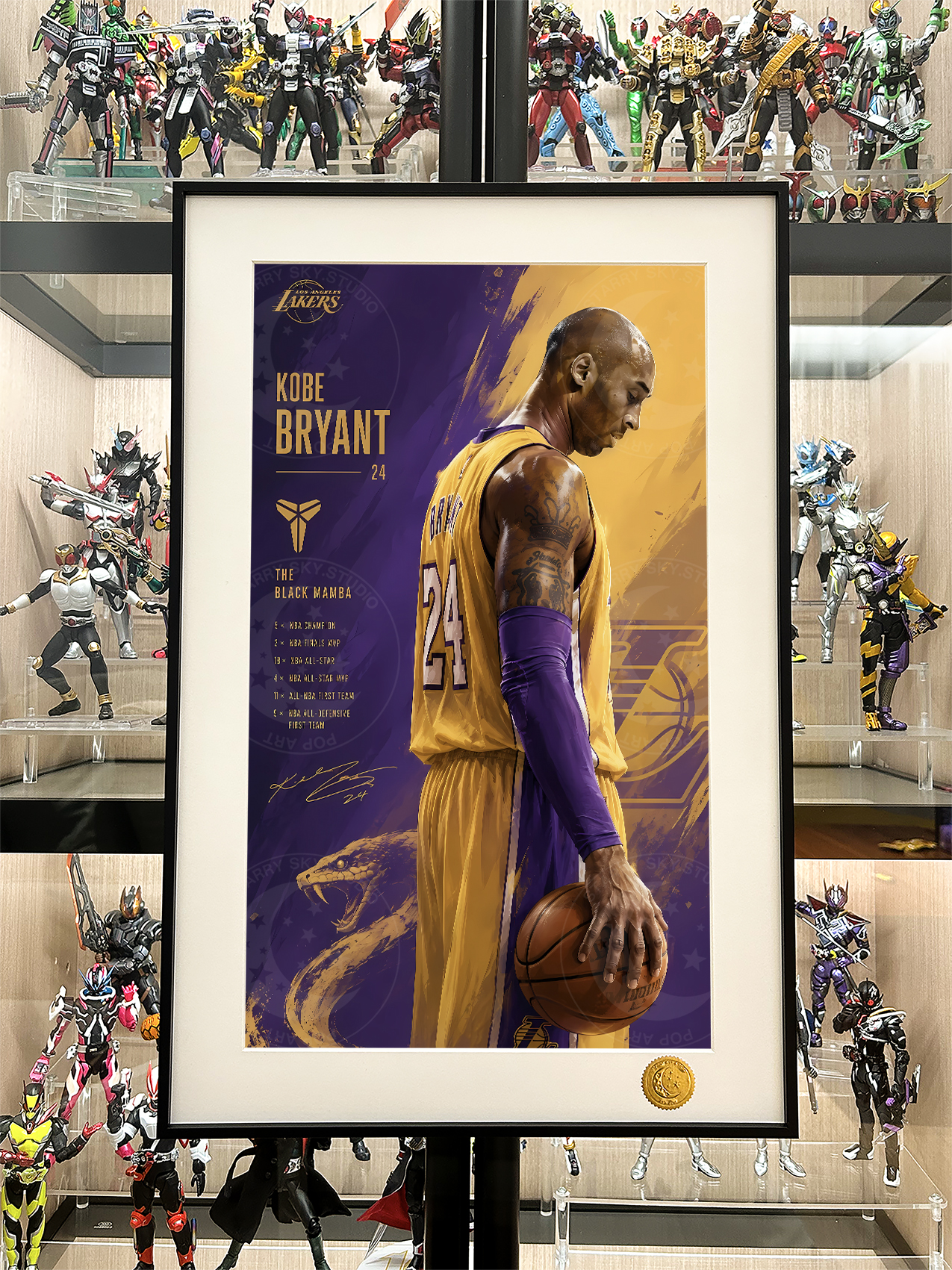 【預購】NBA 《謝幕科比》動漫裝飾畫 X 星空工作室2