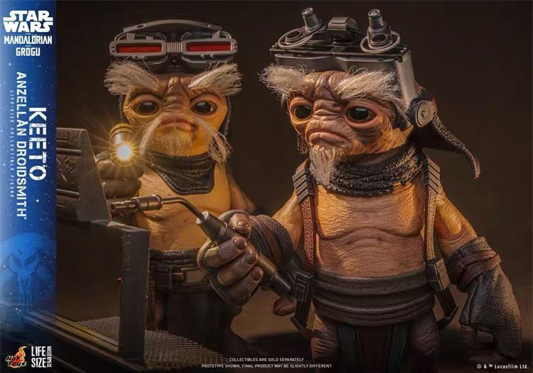 【預購】星際大戰《曼達洛人與古古》可動 LMS018 基托 安澤爾機器人專家 X HotToys(HT)4