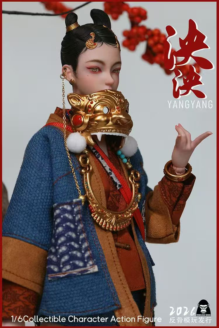 【售罄展示追加請私訊客服@toystationtw】時空少女系列 可動人偶 1/6長公主泱泱 TSG001 X 反骨模玩4