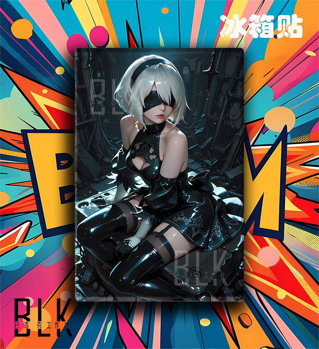 【預購】尼爾自動人形《廢墟尤尼哈》遊戲裝飾畫&冰箱貼 X 巴洛克工作室3