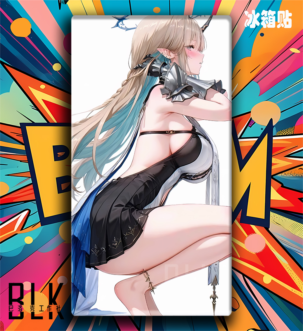 【預購】鳴潮《蹲姿卡提希婭》動漫裝飾畫&冰箱貼 X 巴洛克工作室3