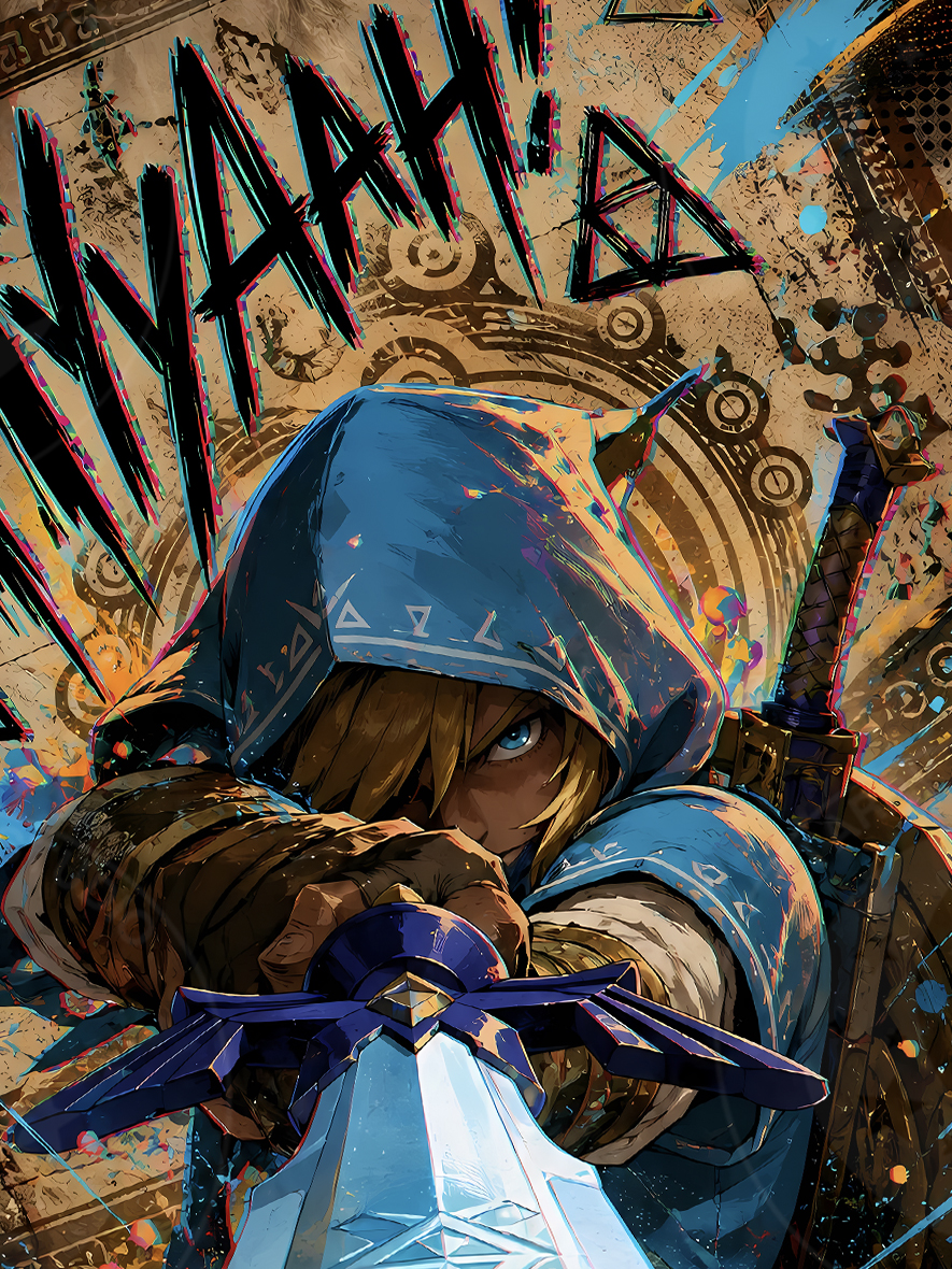【預購】薩爾達傳說《出擊林克》動漫裝飾畫 X 星空工作室5