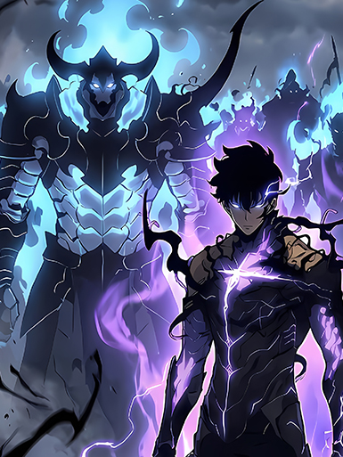 【預購】我獨自升級《暗影君王》裝飾畫&冰箱貼 X 巴洛克工作室5