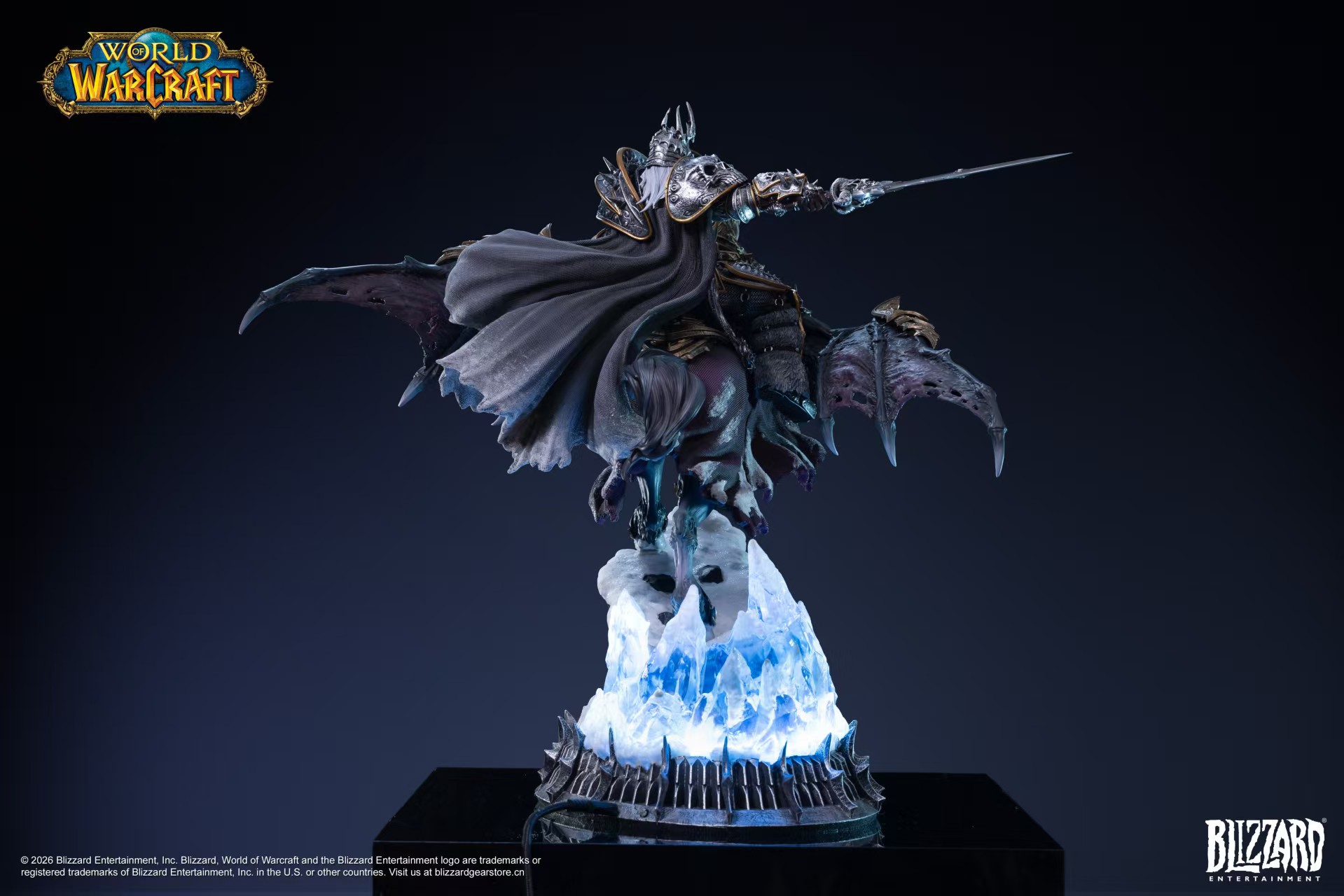 【預購】魔獸世界 14英寸收藏級雕像 巫妖王&無敵戰馬 X Blizzard暴雪7