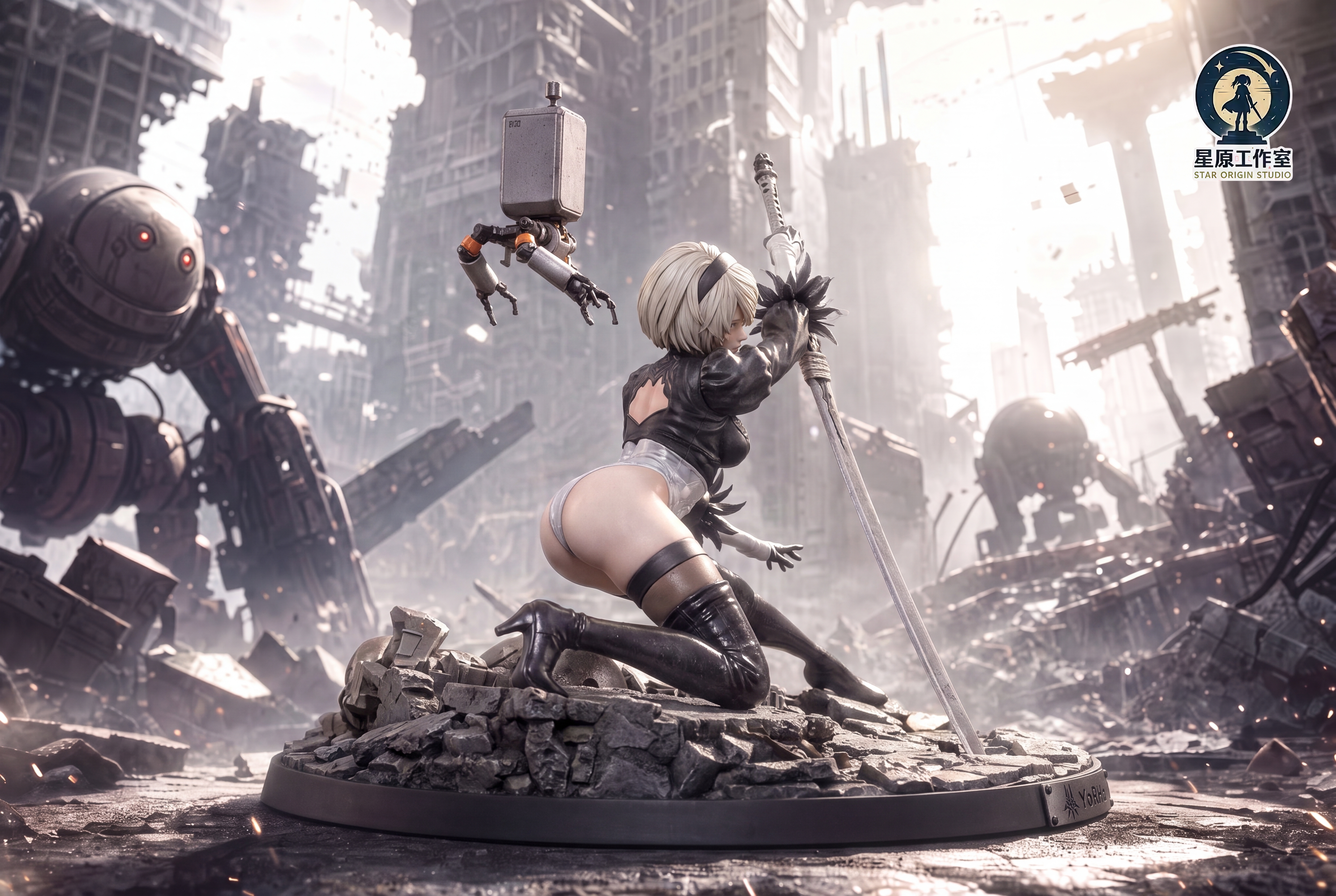 【預購】尼爾自動人形 雙比例《2B:末世戰姬》X 星原工作室4