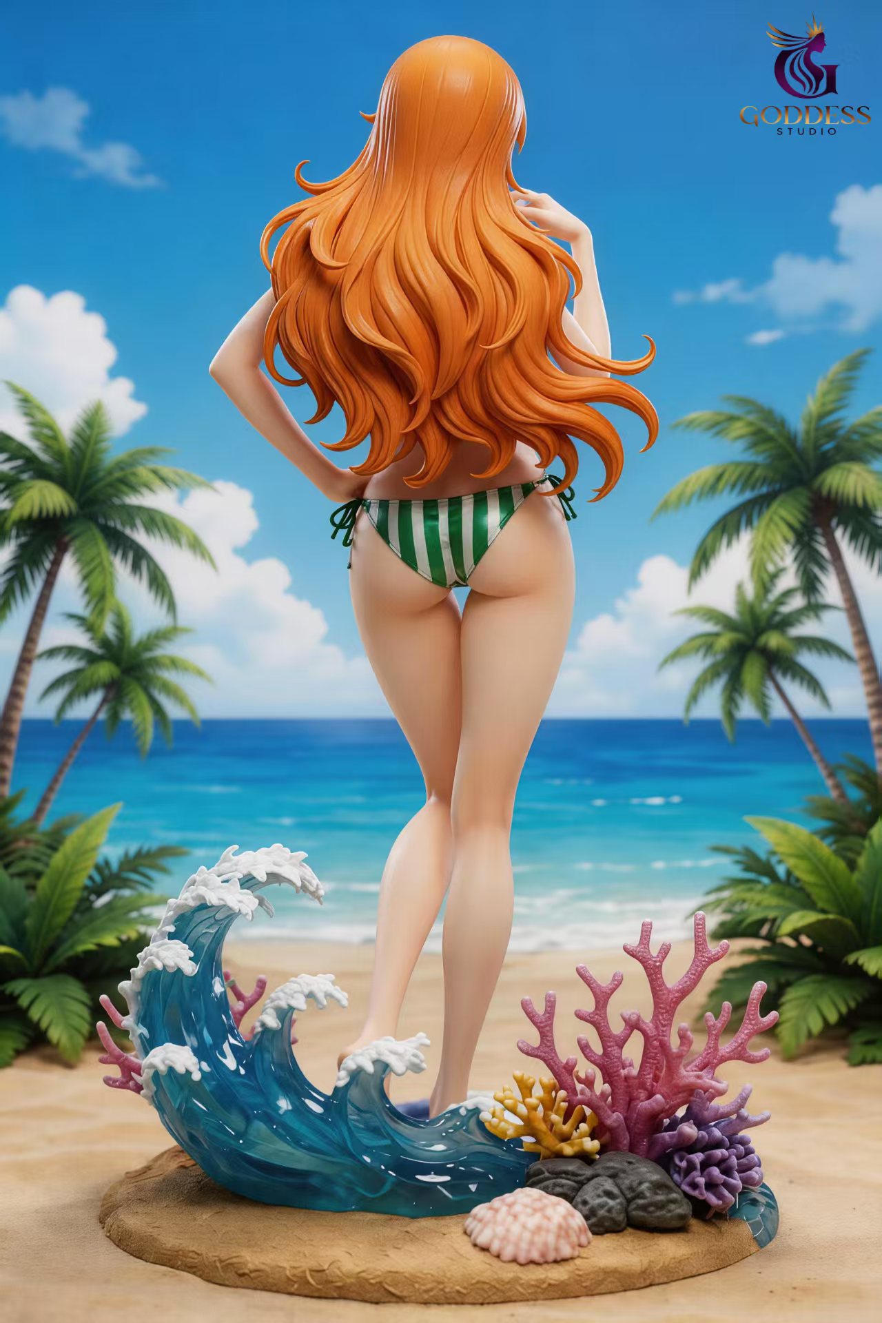 【售罄展示追加請私訊客服@toystationtw】海賊王 夏日Nami X Goddess-Studio4