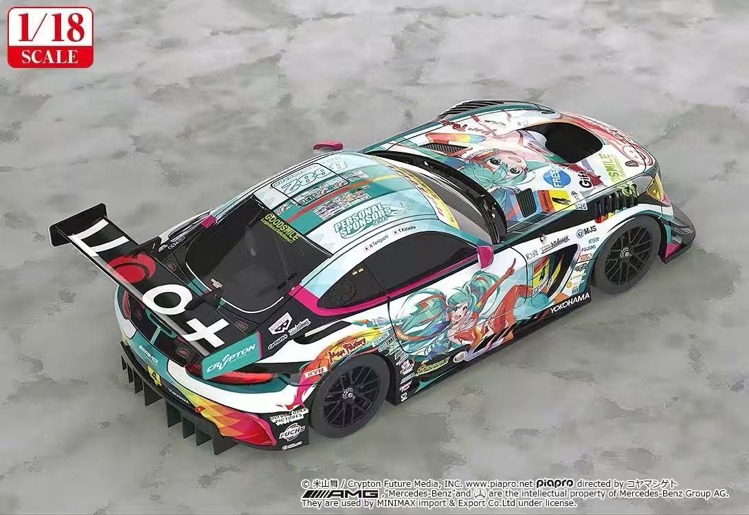 【售罄展示追加請私訊客服@toystationtw】Good Smile 初音未來 AMG 開幕戰痛車 車模 Ver. 再版 X GSC3