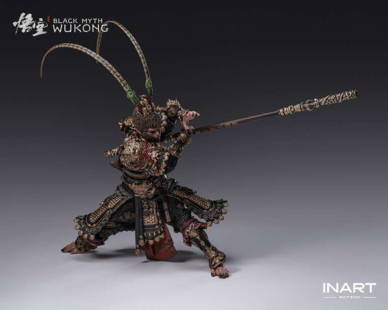 【預購】《黑神話:悟空》1/12可動人偶 大聖金甲套 X INART Action10