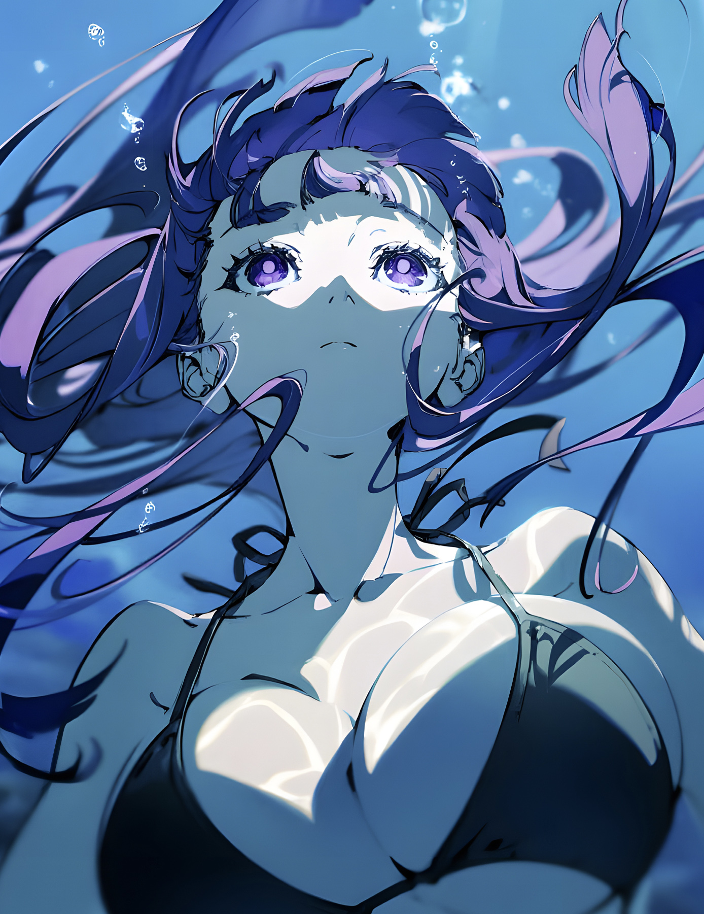 【預購】葬送的芙莉蓮《水中菲倫》動漫二次元裝飾畫 X H2工作室5